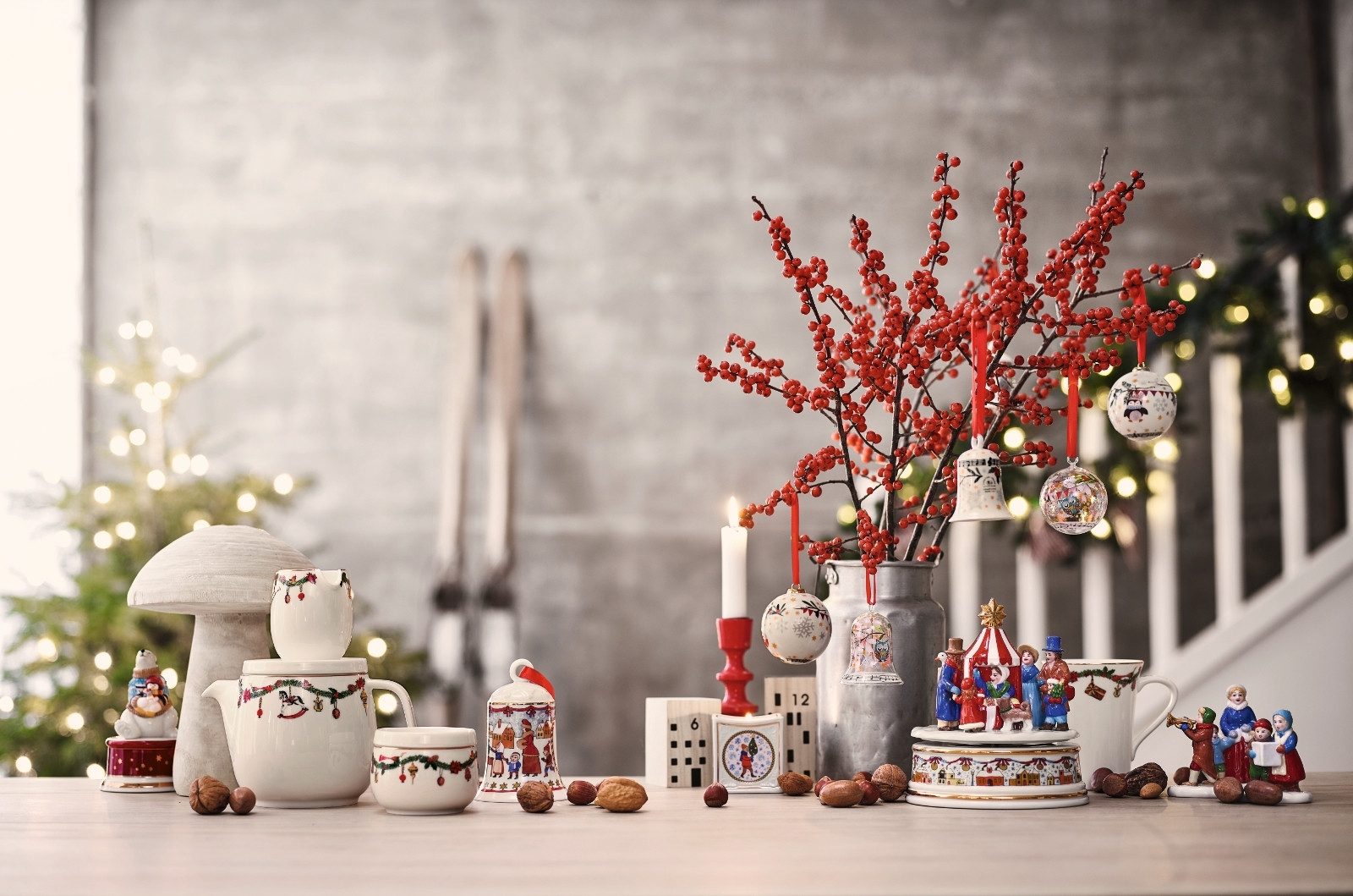 Hutschenreuther Suppenteller Nora Christmas Teller tief 24 cm, Teller Tief