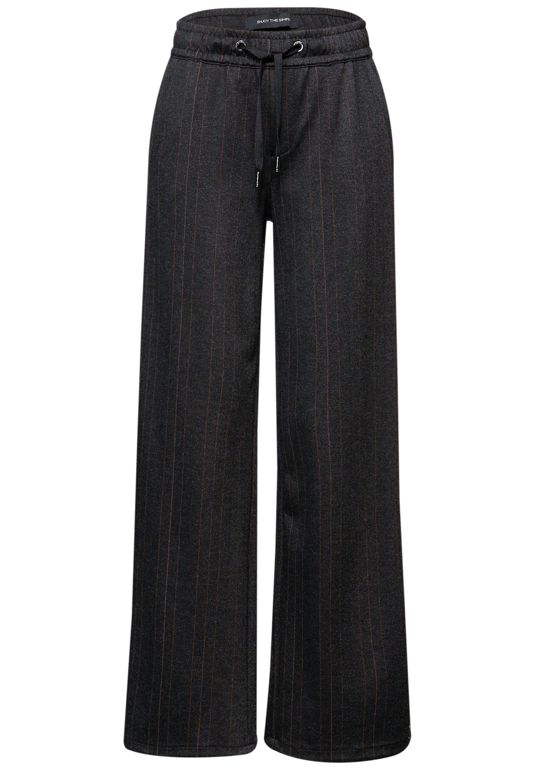 STREET ONE Stoffhose High Waist