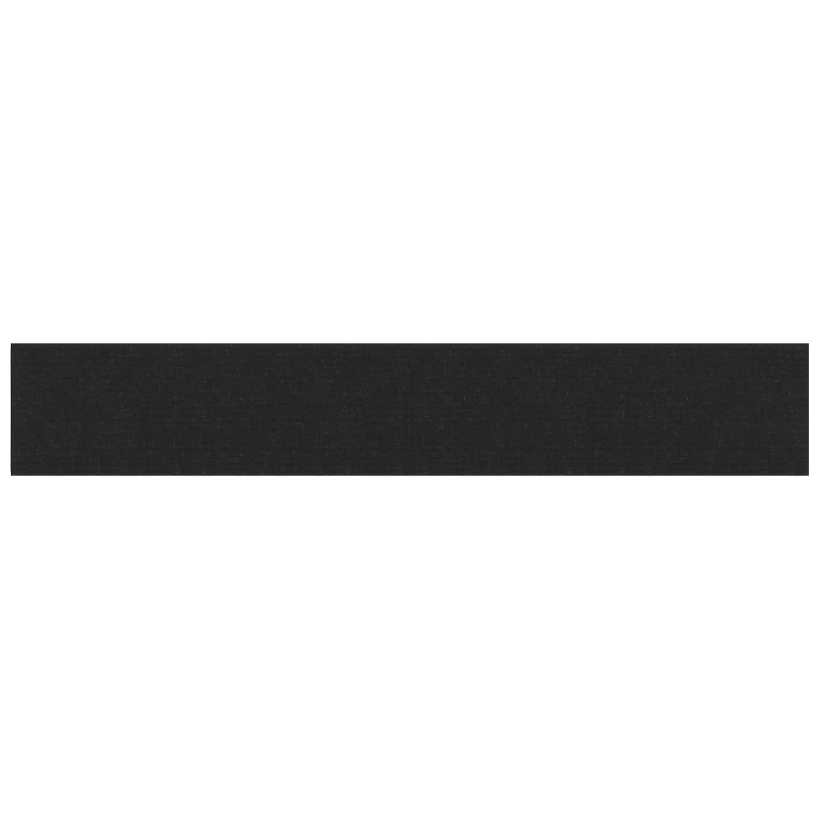 vidaXL Wandpaneel Wandkopfteilen 12 stk. 90 x 15 cm Schwarz Stoff, (12-tlg)