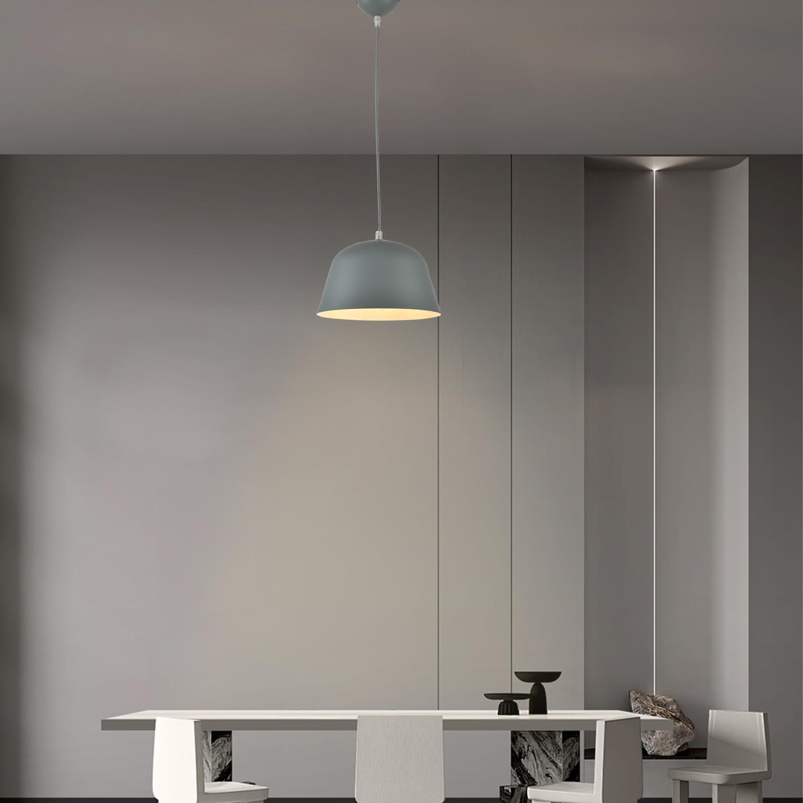 LQWELL Pendelleuchte Modern Hängeleuchte E27 Kronleuchter Pendelleuchteenlampe, keine Glühbirnen, Metall Minimalistische Industrie Pendellampe Vintage Hängelampe, Wohnraumbeleuchtung, für Küche, Wohnzimmer, Schlafzimmer, Esszimmer, Café
