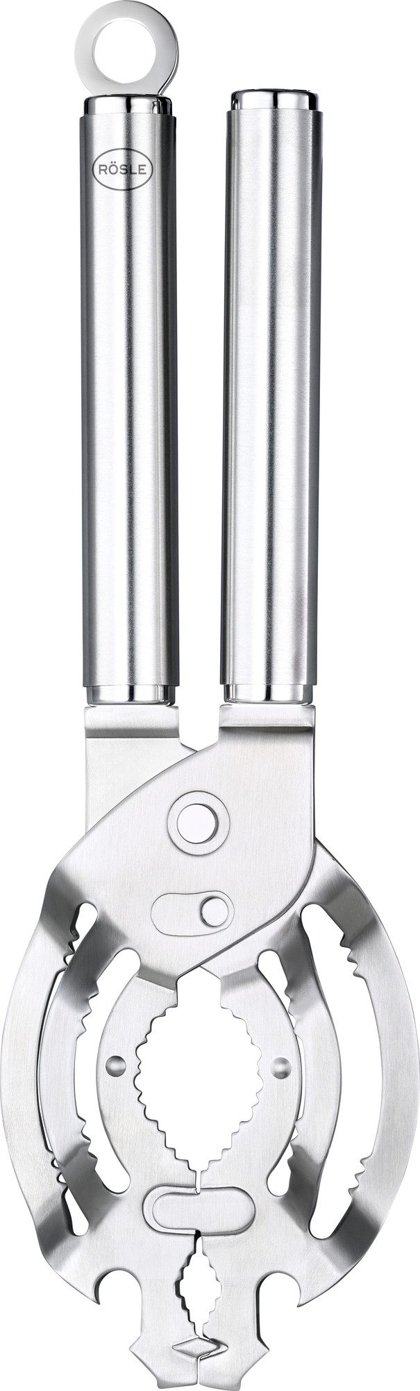 RÖSLE Dosenöffner Deckelöffner, für Schraubdeckel und integriertem Kapselheber