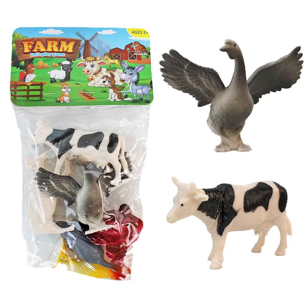 Jonotoys Spielfigur Farm Tiere Spielzeug 6 Stück im Set, (6-tlg) günstig online kaufen