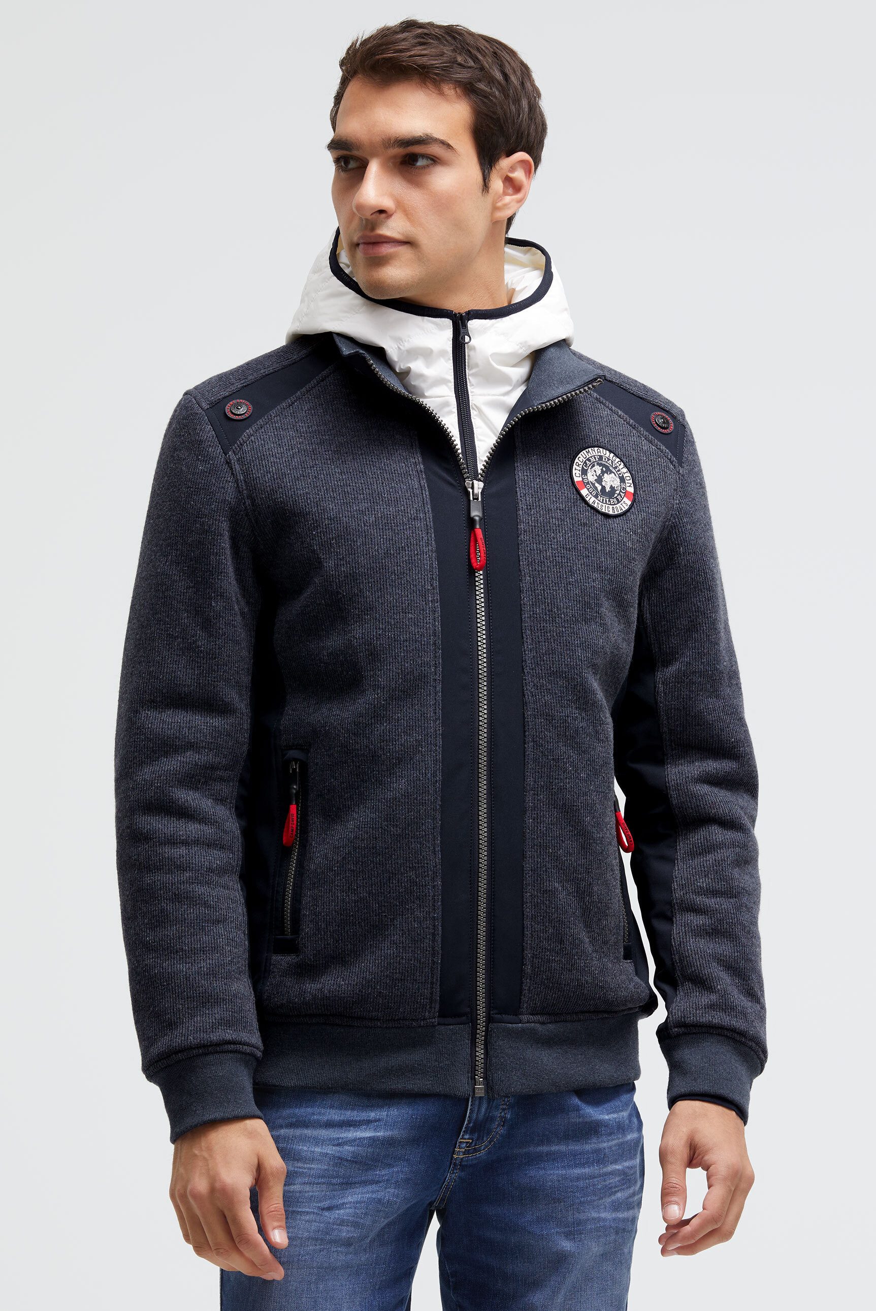 CAMP DAVID Outdoorjacke mit Reißverschluss an den Einschubtaschen günstig online kaufen