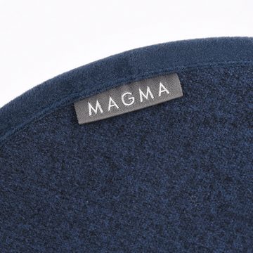 Magma Heimtex Stuhlkissen Magma Stuhlkissen FELT rund dunkelblau 35x2cm