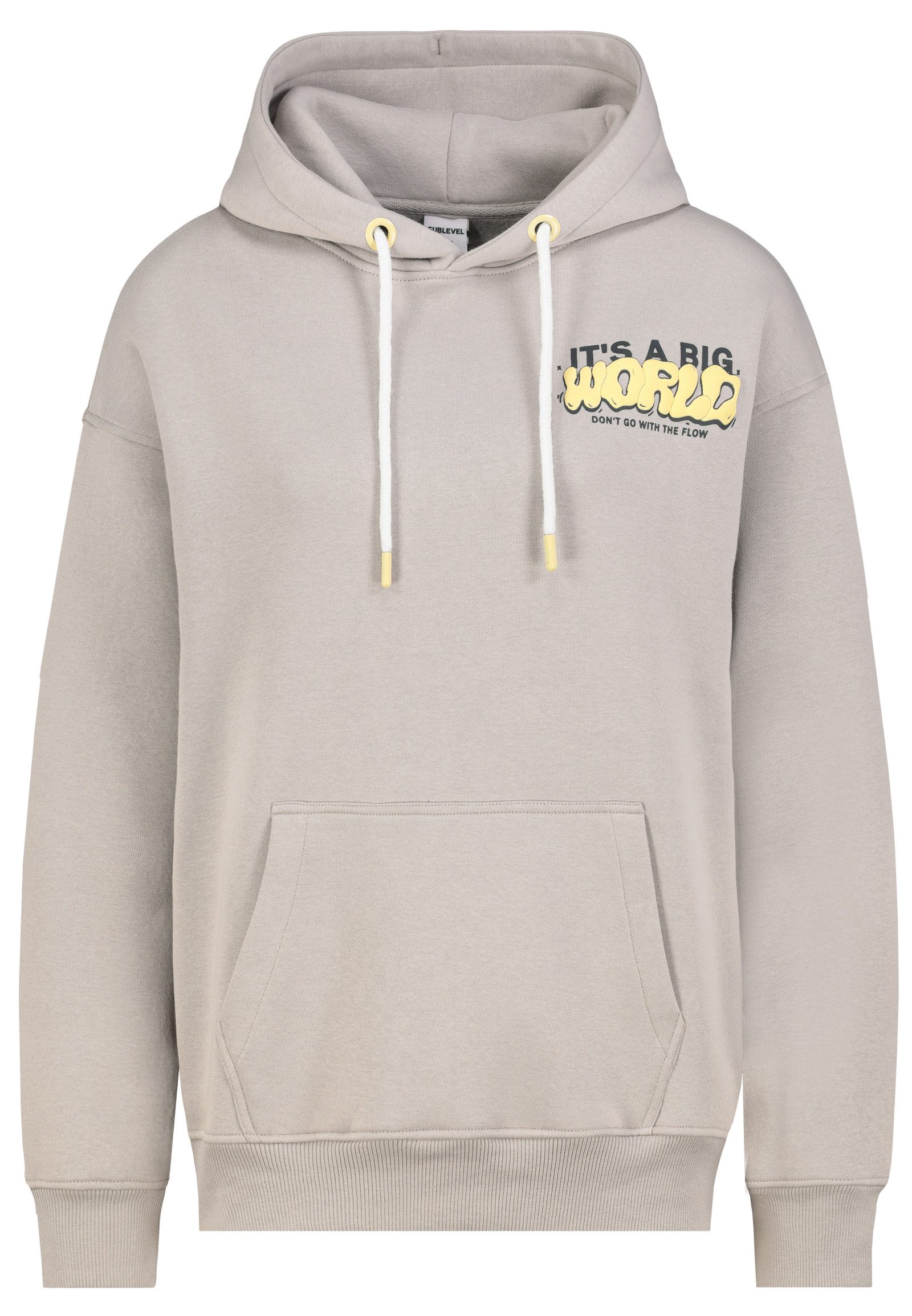 SUBLEVEL Hoodie mit It Is What It Is-Print und Tasche Sweat it Is What It I günstig online kaufen