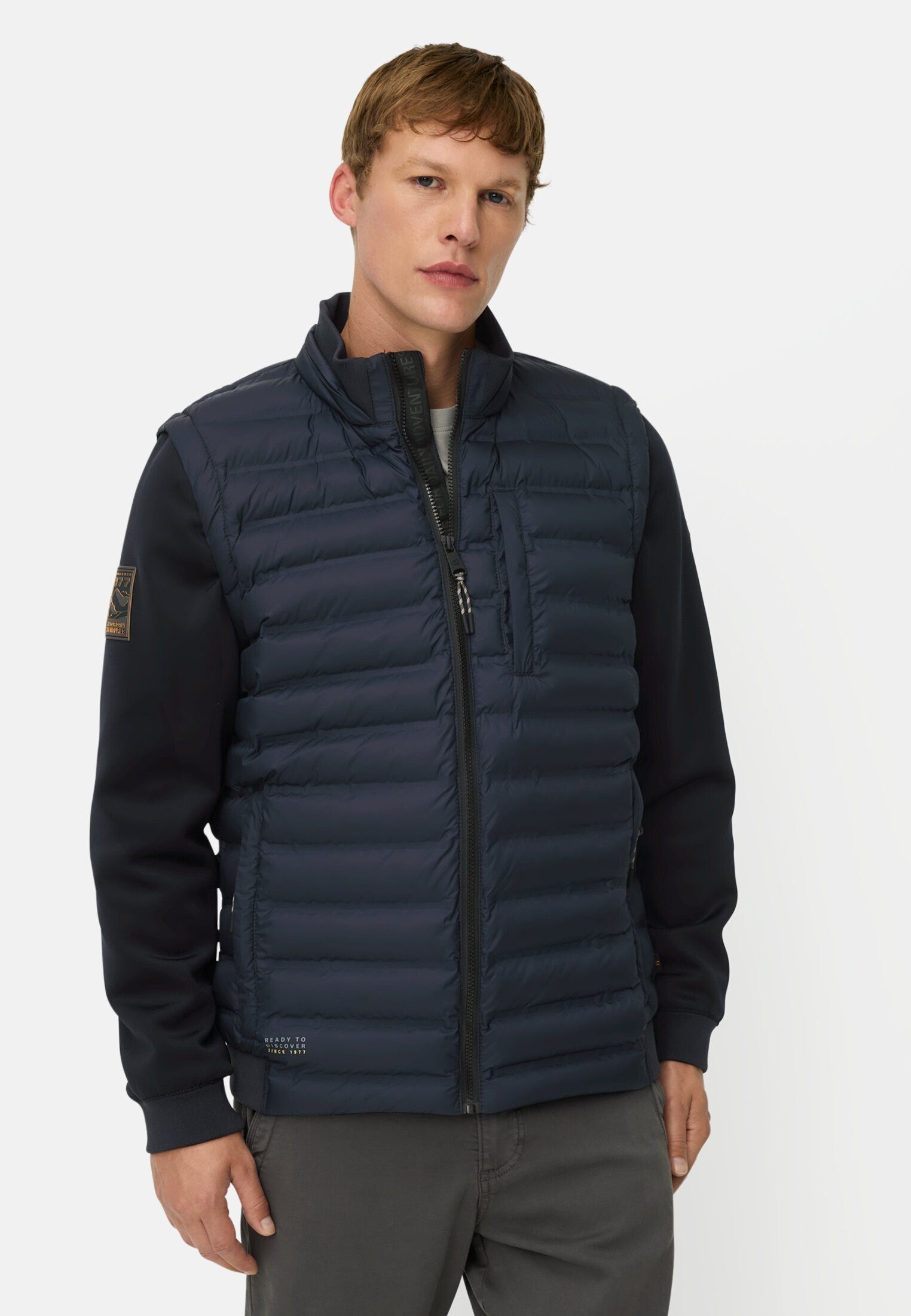 camel active Outdoorjacke mit abnehmbaren Ärmeln Langarm