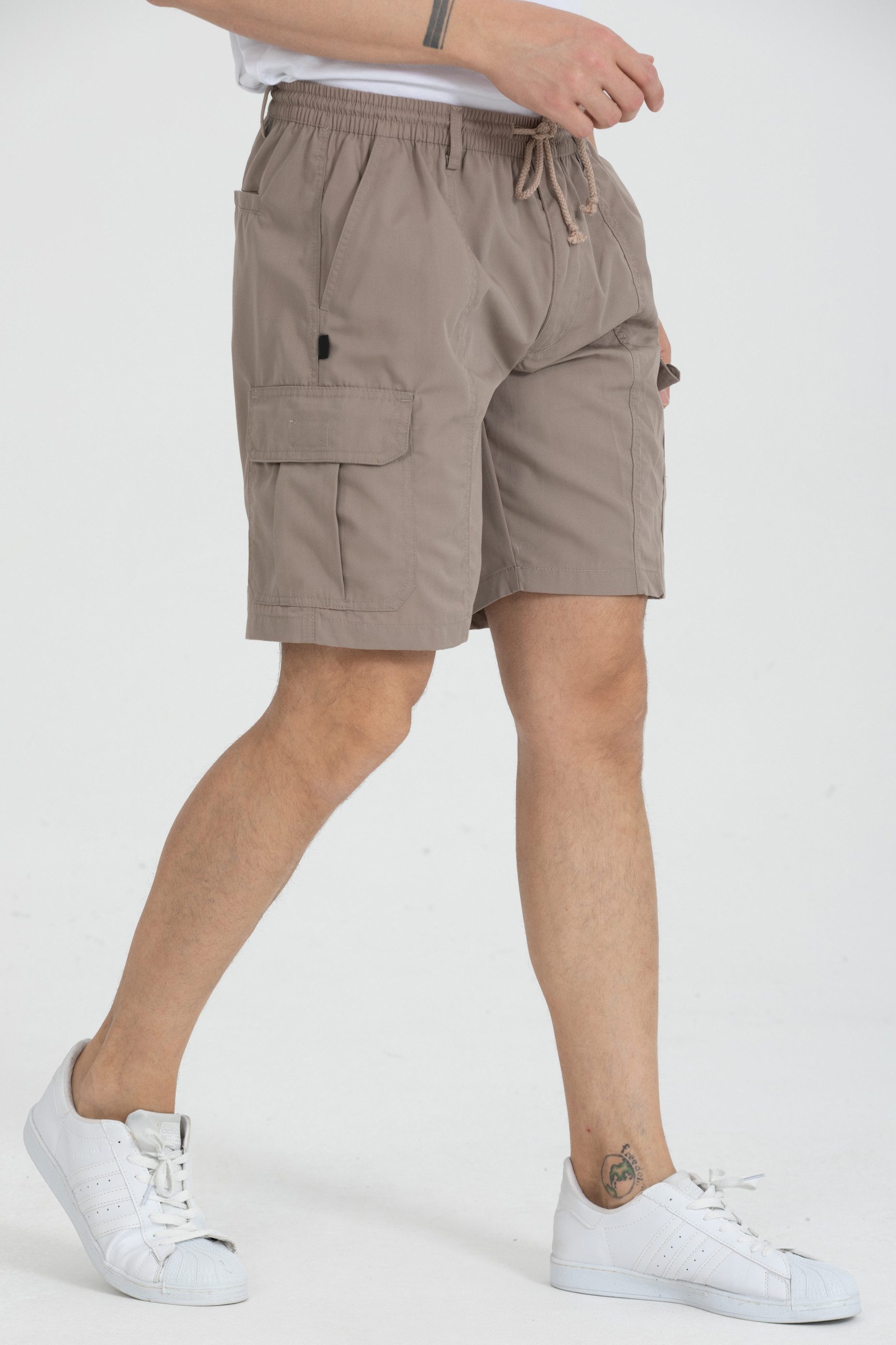 Kendindza Collection Cargoshorts Bermuda Herren Kurze Cargo Hose Schlupfhos günstig online kaufen