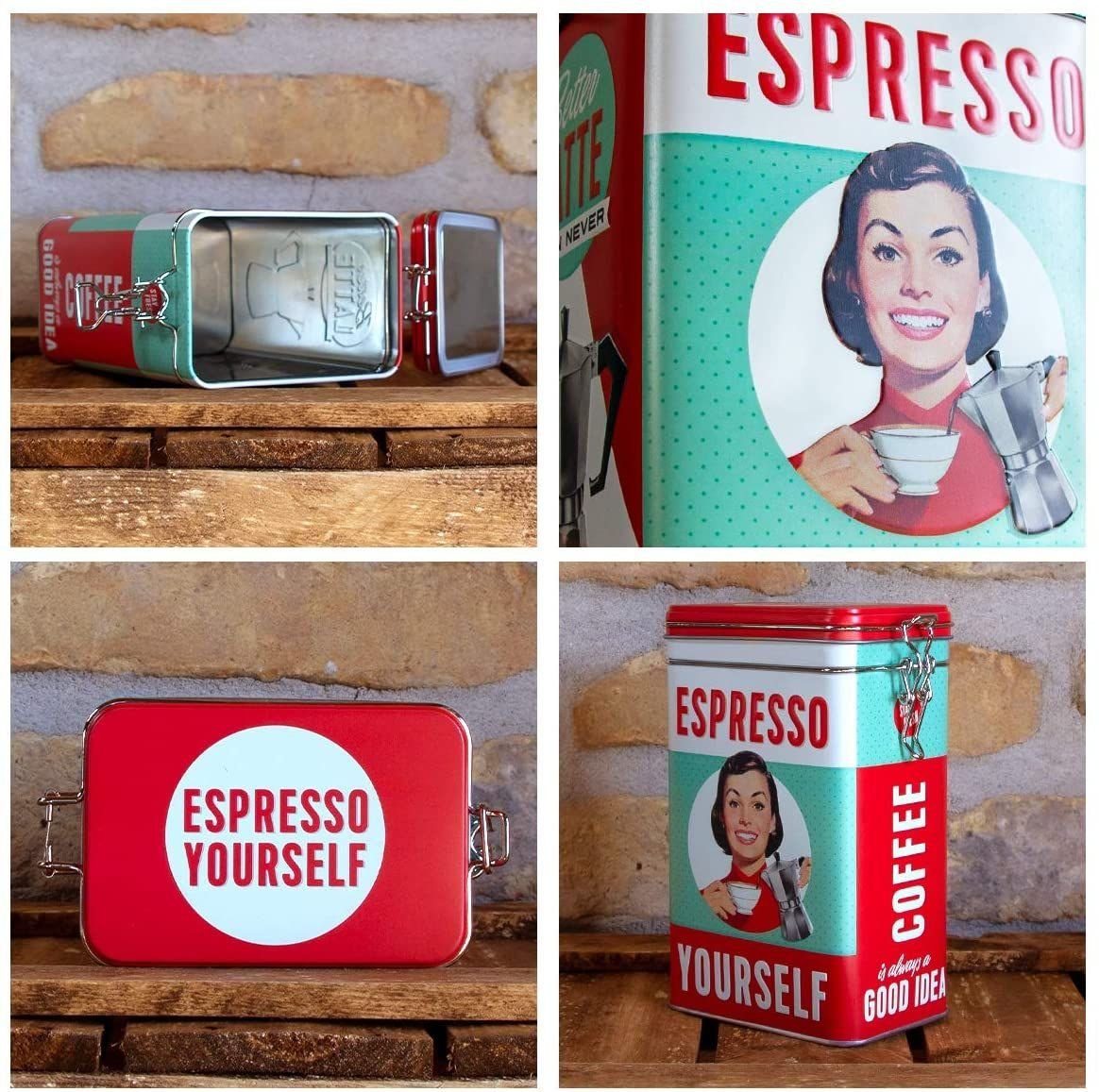 Nostalgic-Art Kaffeedose Aromadose - Say it 50's - Espresso Yourself – Bild 4 von 5