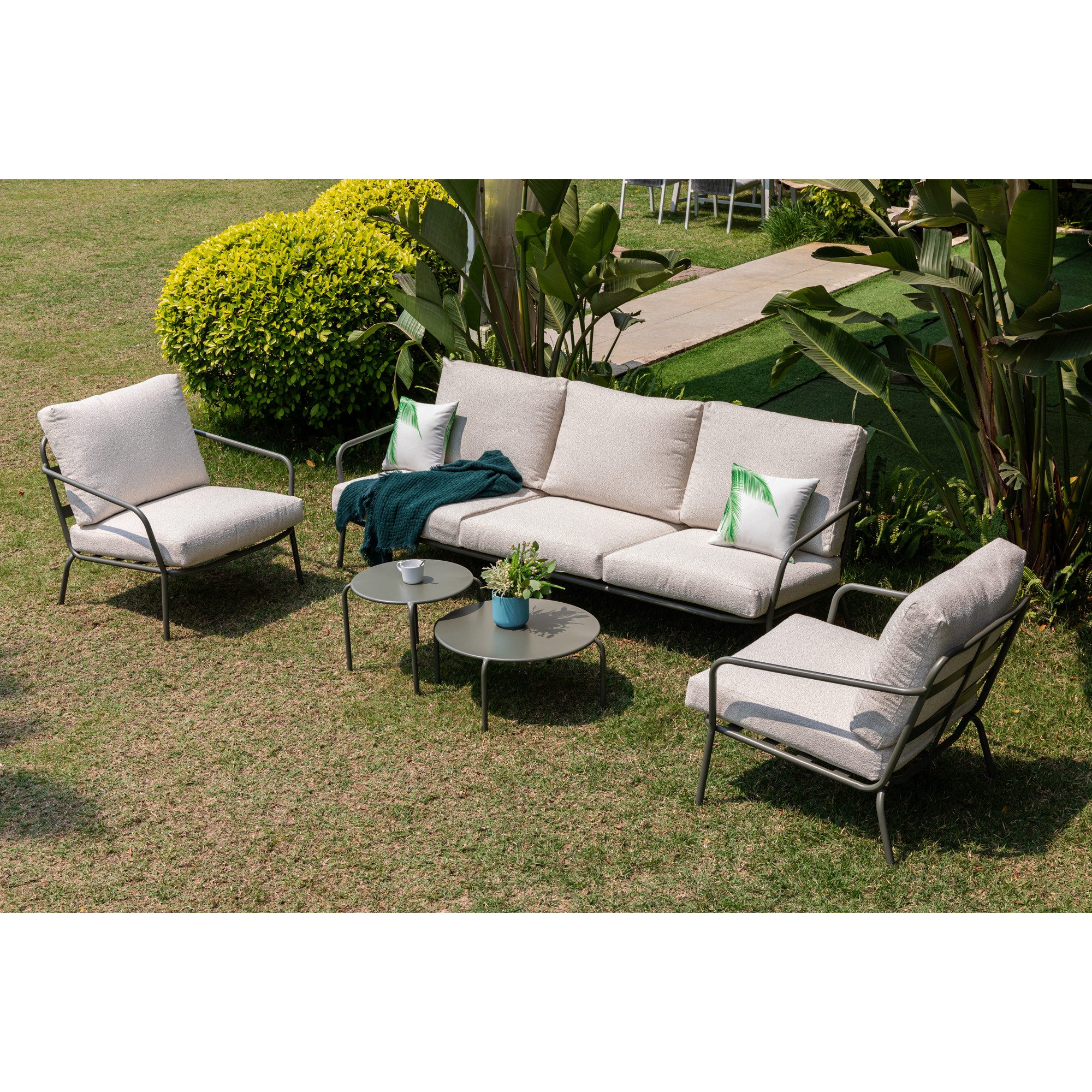 MANDALIKA Garden Gartenlounge-Set XXL Lounge Set Madeira
