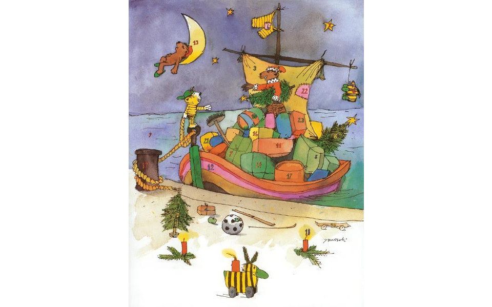 Little Tiger Verlag Adventskalender Janoschs Adventskalender Weihnachtsschiff