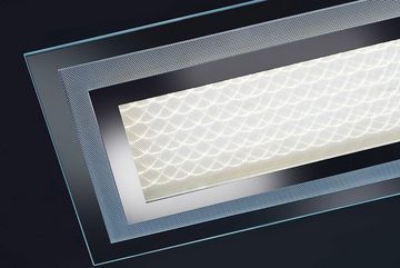 etc-shop LED Deckenleuchte, LED-Leuchtmittel fest verbaut, Warmweiß, Deckenlampe LED Schlafzimmerlampe modern