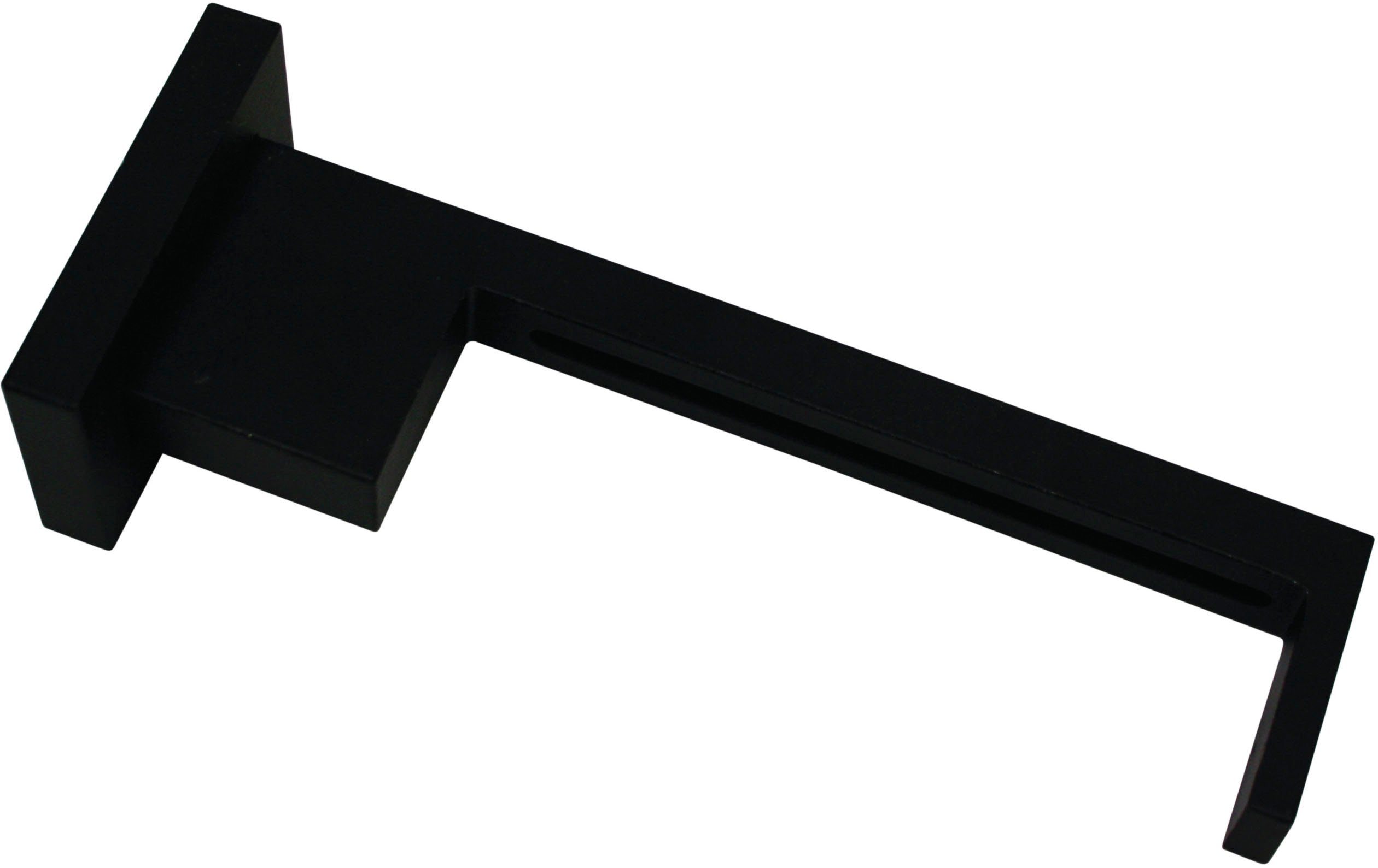 Wandträger Multiträger, SCHÖNER WOHNEN LAMINAT, (1-St), Serie Einzelprogramm Matteo rechteckig schwarz-matt