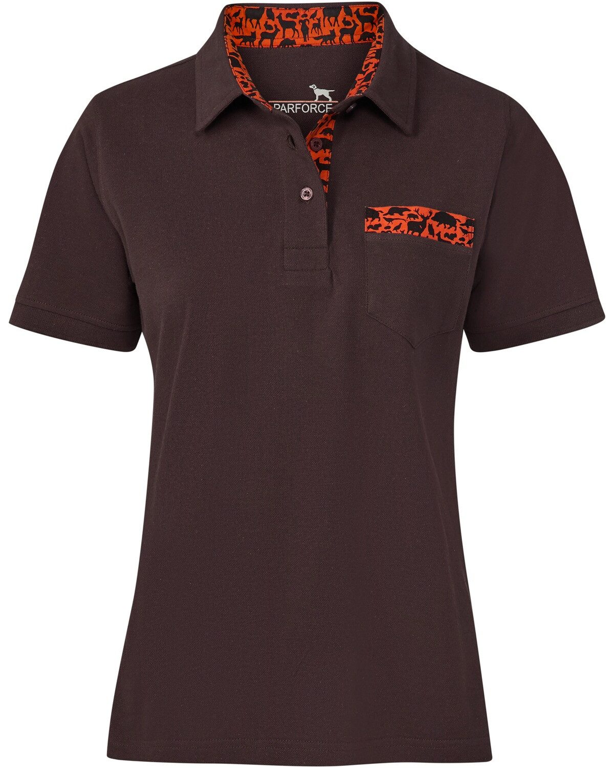 Parforce Poloshirt Damen Poloshirt Waldtier-Detail günstig online kaufen