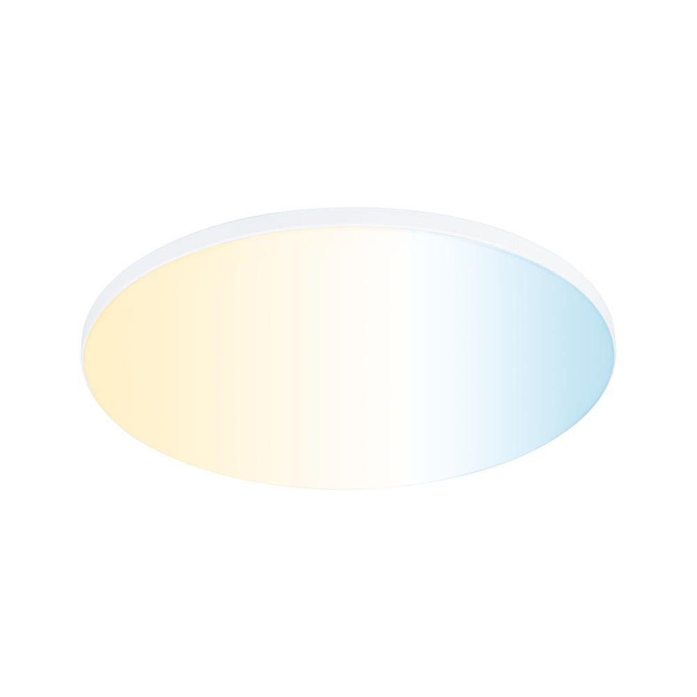 in LED fest Ja, LED Panele Weiß LED 18W Panel Smartes enthalten: 1400lm warmweiss, keine Zigbee Veluna Leuchtmittel verbaut, IP44, LED, Einbaupanel Paulmann Angabe, Edge