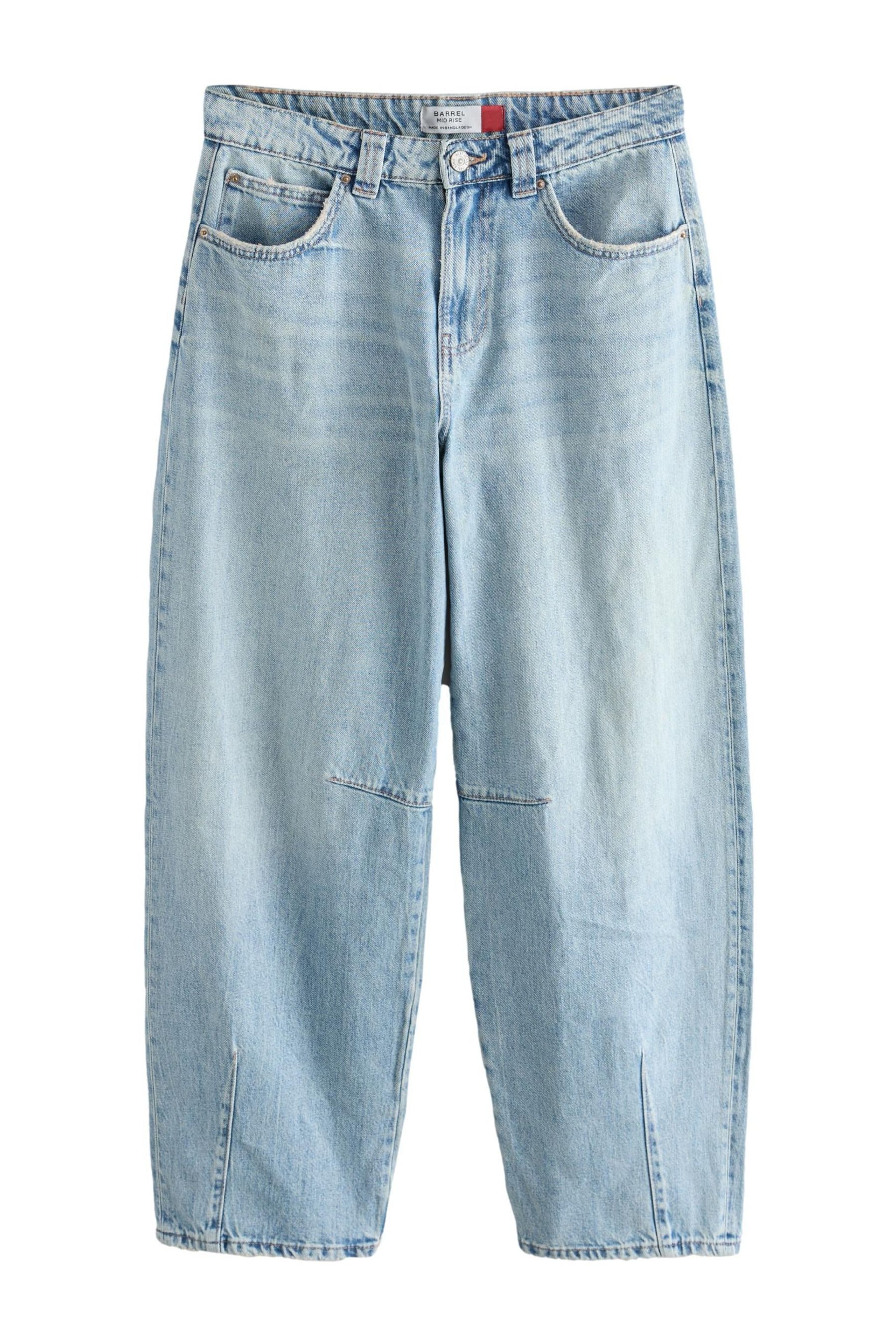 Next Weite Jeans Barrel-Jeans mit Knieabnäher günstig online kaufen