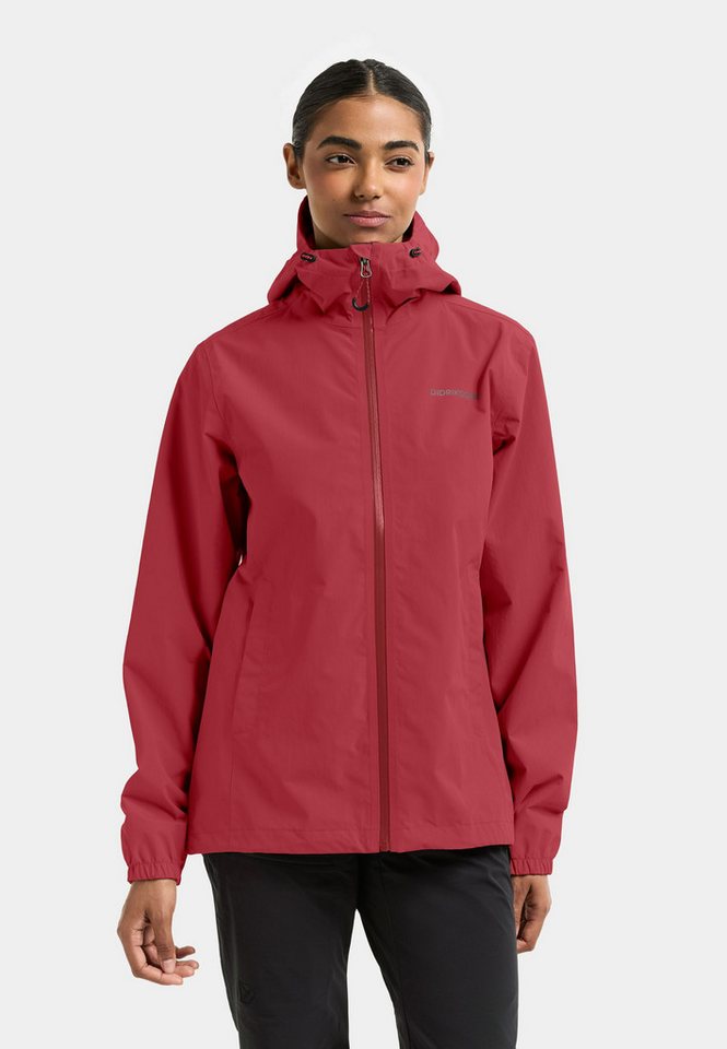 Didriksons Outdoorjacke Damen Regenjacke Wasserdicht VARJA mit Kapuze mit Taschen