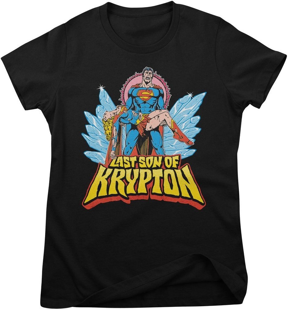 Superman T-Shirt Last Son Of Krypton Girly Tee