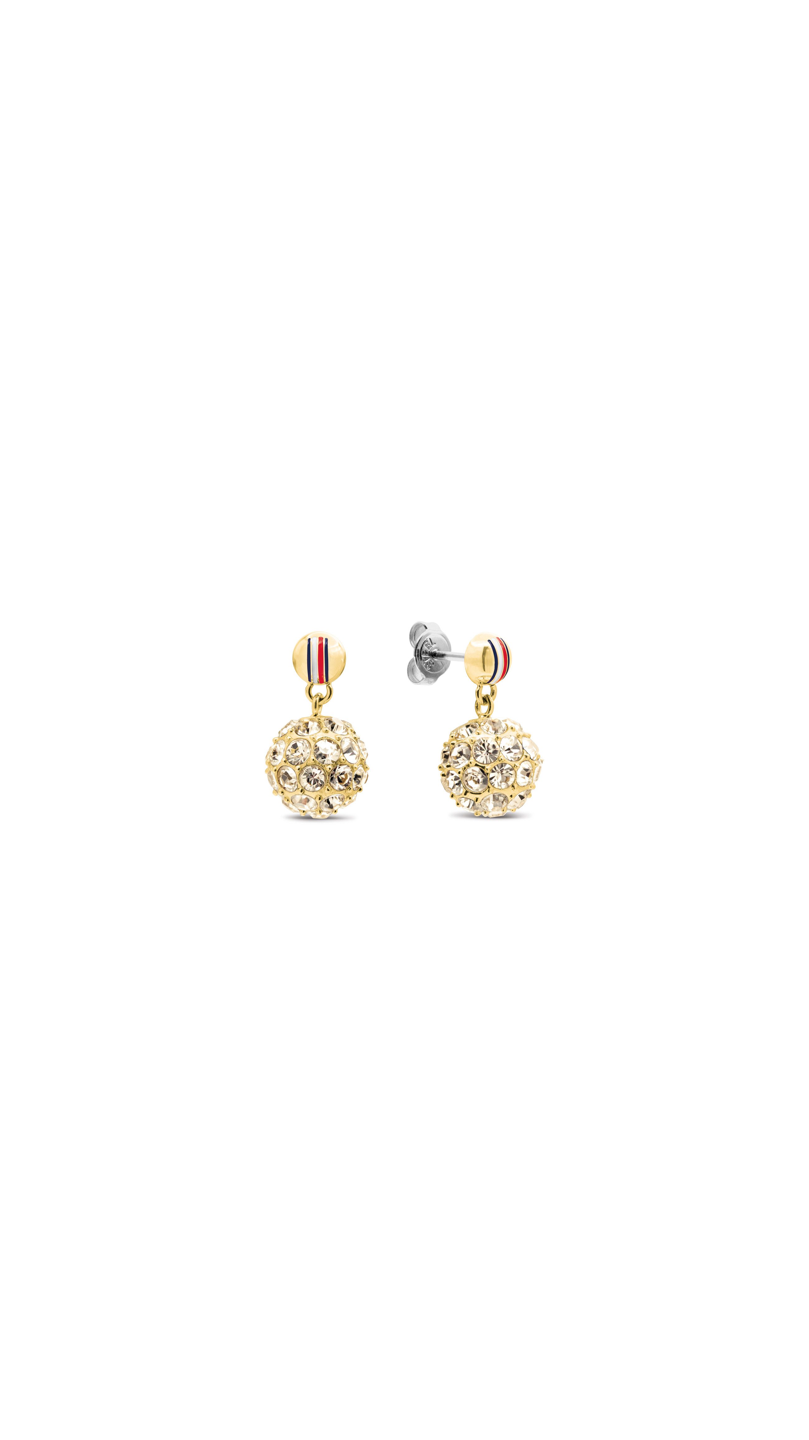 Tommy Hilfiger Paar Ohrstecker HOLIDAY BEADS, mit Glasstein - Emaille
