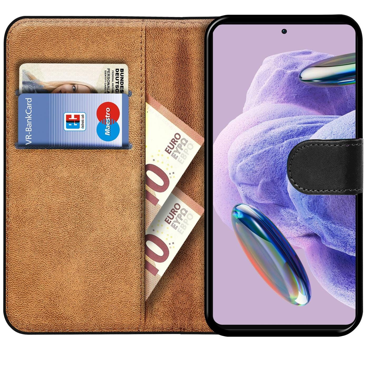 CoolGadget Handyhülle Book Case Handy Tasche für Xiaomi Redmi Note 12 Pro+ 5G 6,67 Zoll, Hülle Klapphülle Flip Cover für Redmi Note 12 Pro Plus 5G Schutzhülle