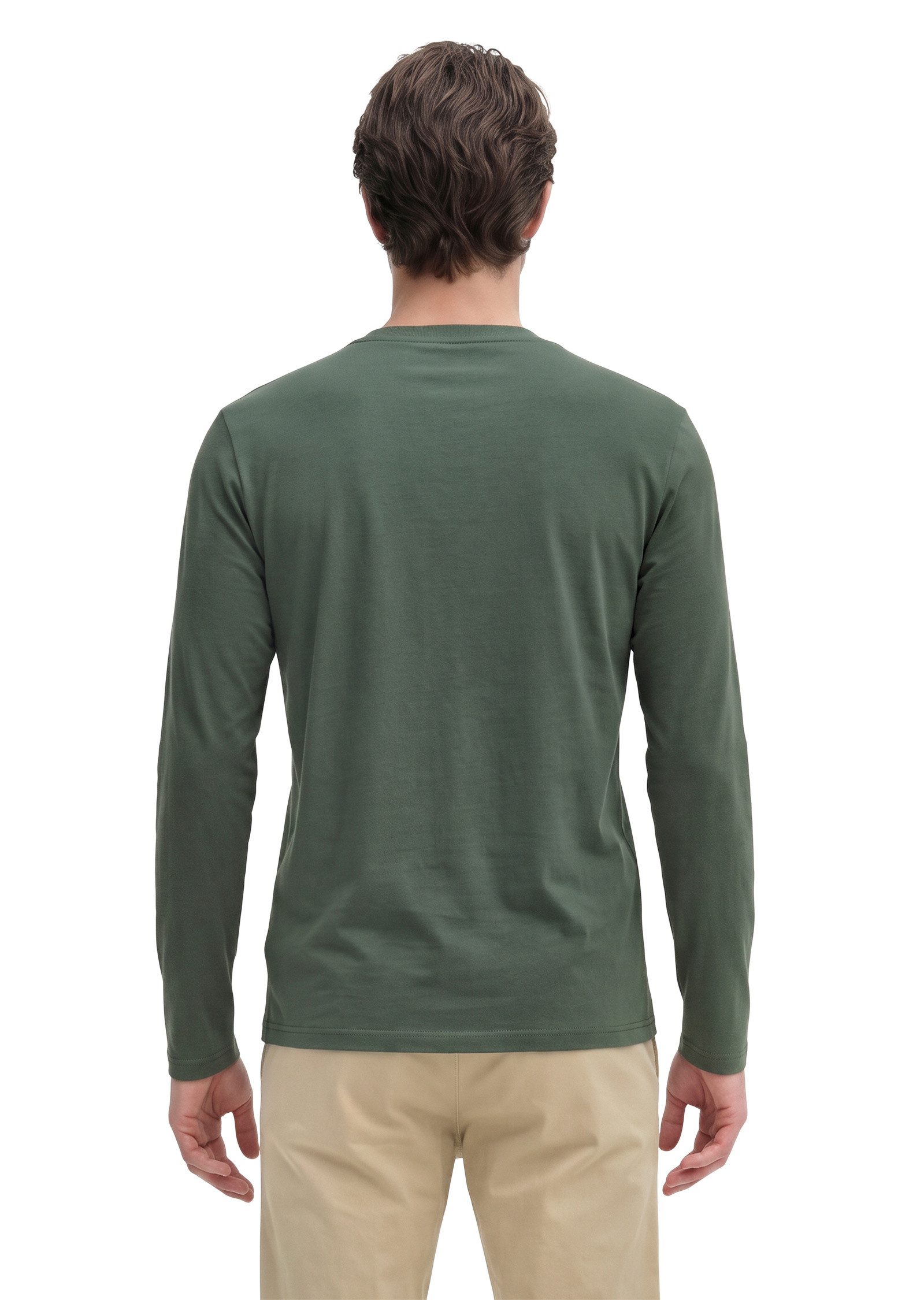 Marc O'Polo Langarmshirt aus reiner Bio-Baumwolle