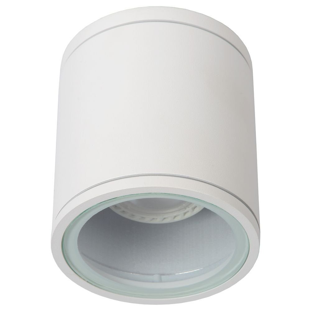 click-licht Spiegelleuchte »Deckenstrahler Aven max. 50W GU10 IP65 rund  in«, Farbe: Weiß, Leuchtmittel enthalten: Nein, warmweiss, Badezimmerlampen,  Badleuchte, Lampen für das Badezimmer