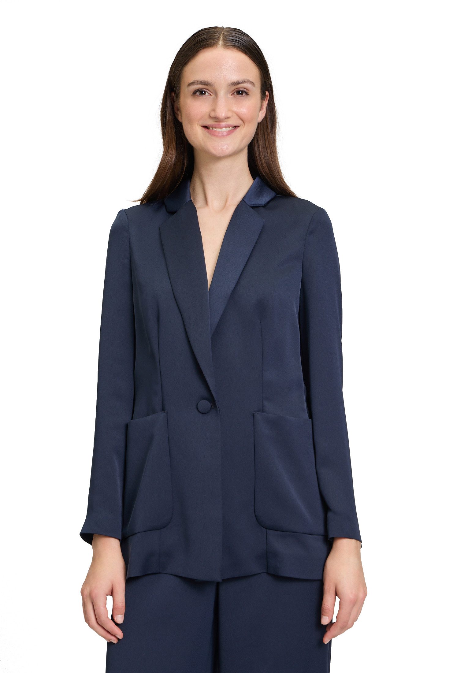 Vera Mont Jackenblazer Damen Блейзери-Jacke mit aufgesetzten Taschen Material