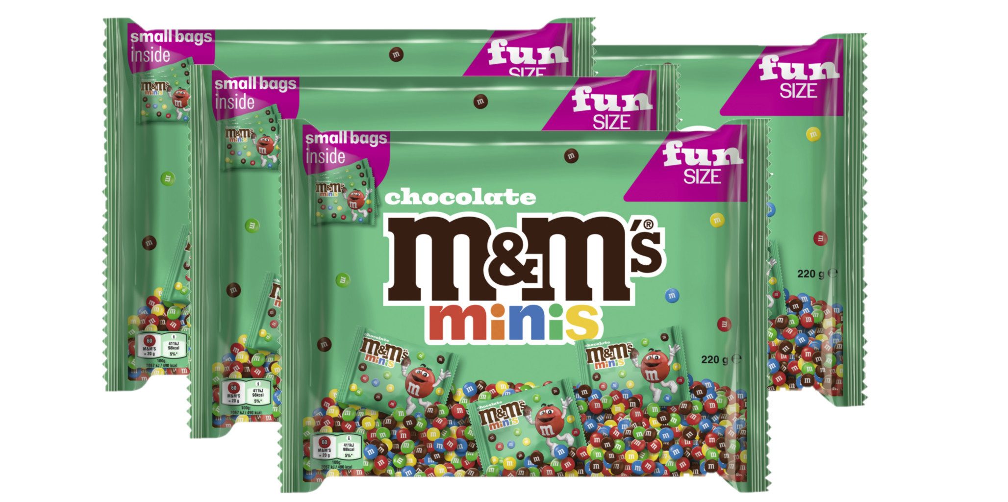 M&M's Süßigkeit M&M'S Minis 4x220g (880g)