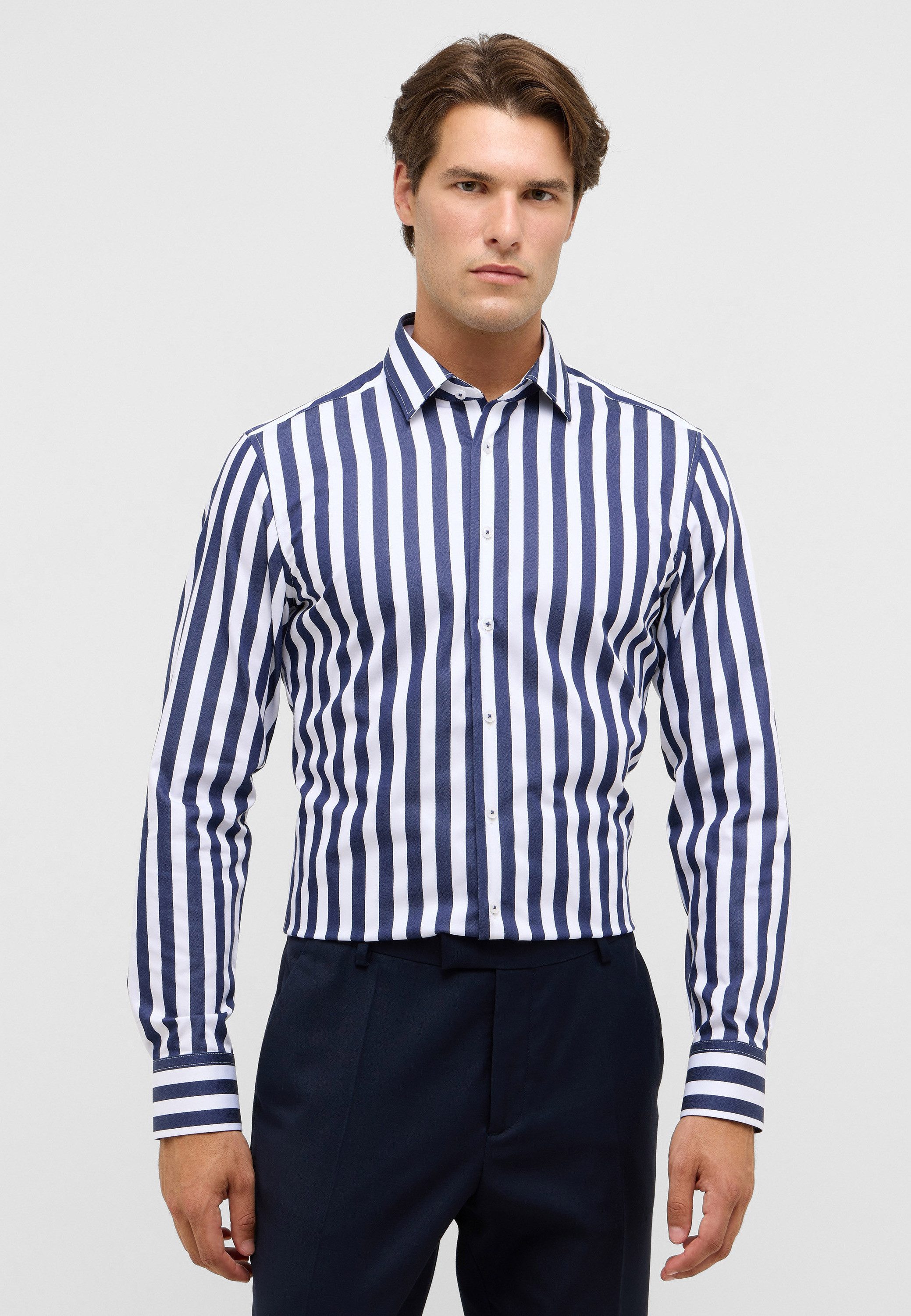 Eterna Langarmhemd SLIM FIT NON IRON (bügelfrei)