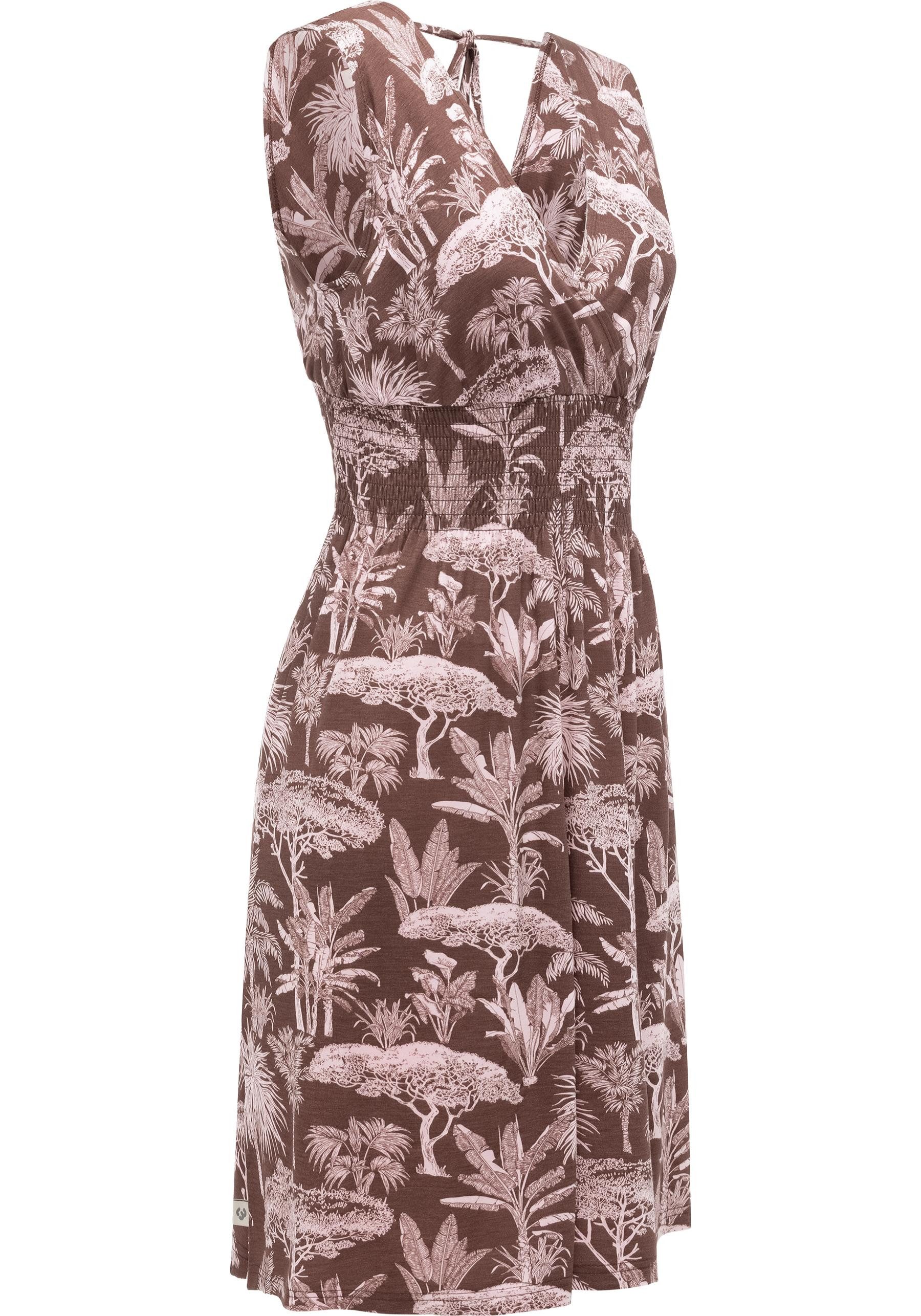 Ragwear Sommerkleid Aini Print Leichtes gemustertes Damen Kleid