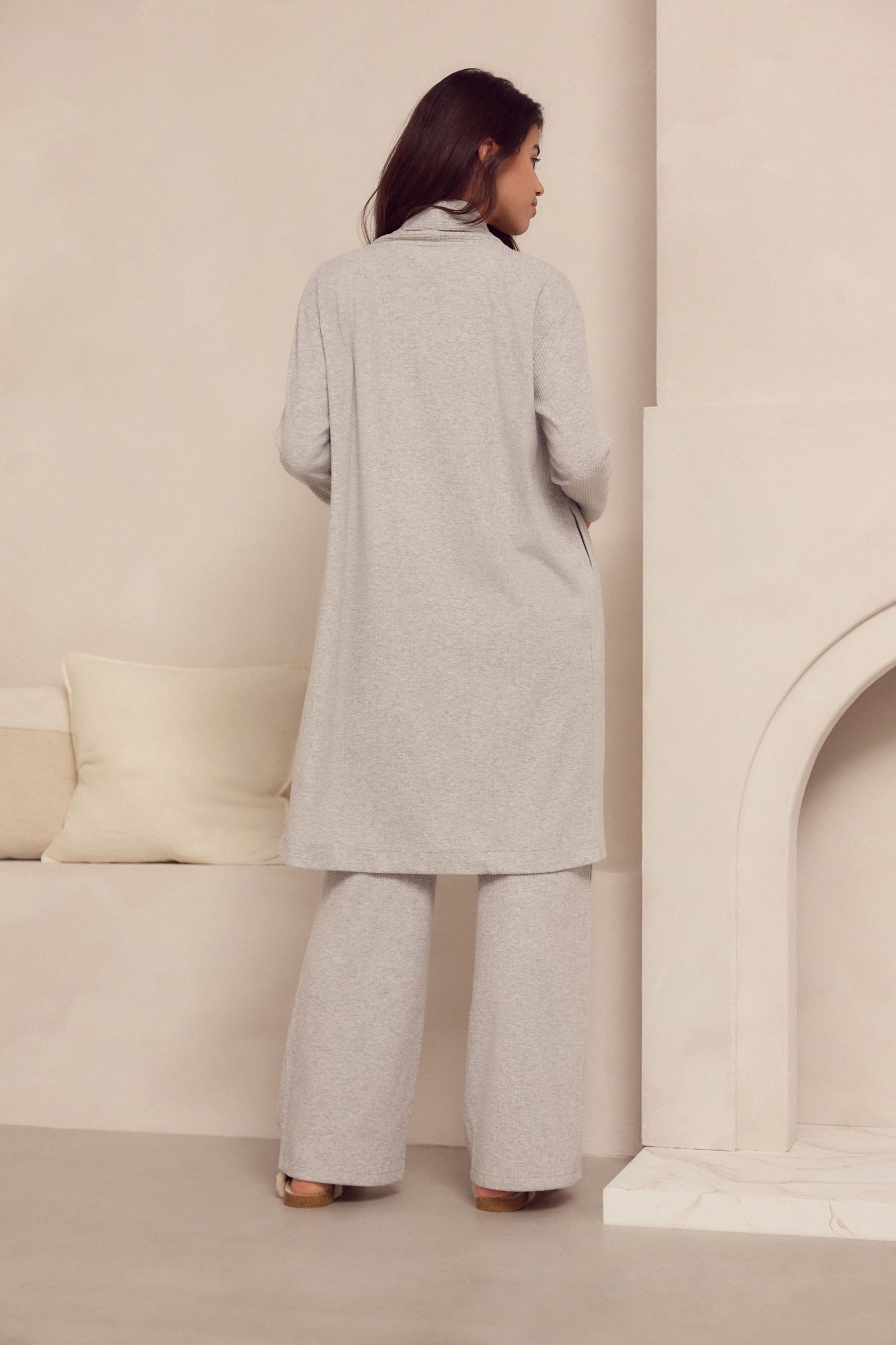 Next Strickjacke Langer Cardigan in Strickoptik günstig online kaufen