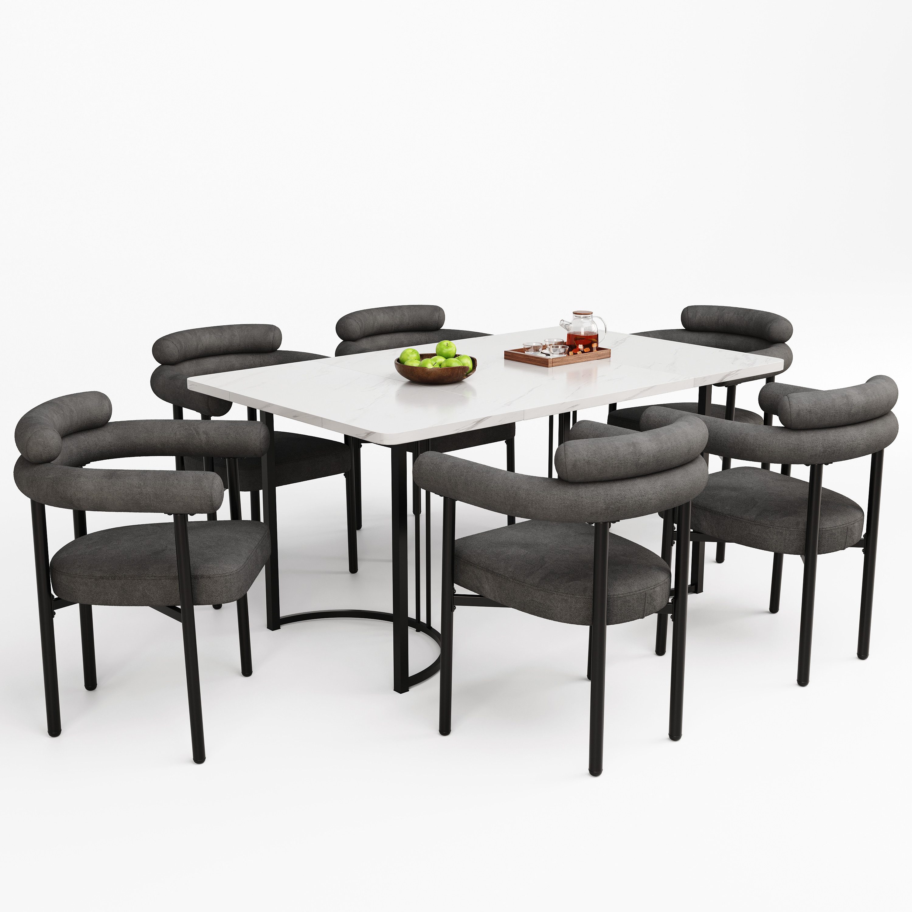 HAUSS SPOLE Esszimmerstuhl 6er Set bequeme günstig online kaufen