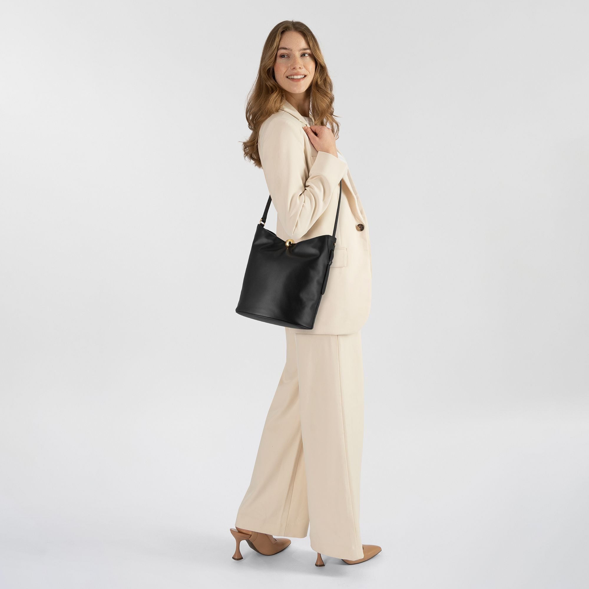 Furla Schultertasche Sfera soft, Leder