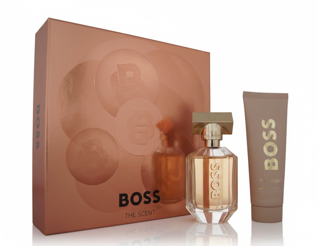 BOSS Duft-Set Boss The Scent For Her Eau de Parfum edp 50ml + Body Lotion 75ml, 1-tlg.