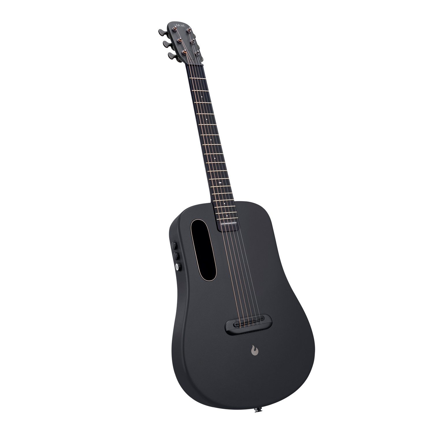 Westerngitarre Lava Music Gitarre Me Air 36 Zoll Space Black