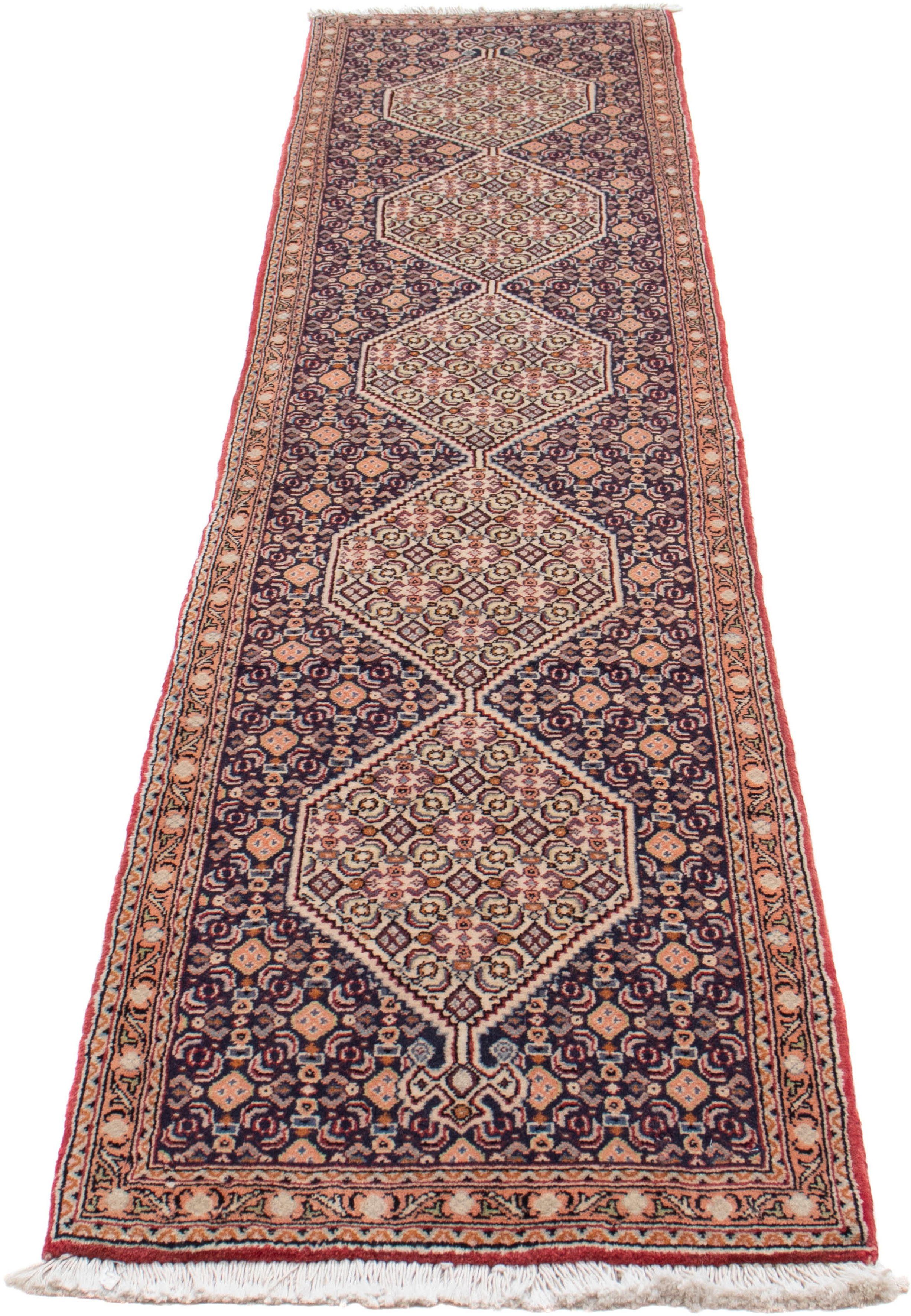Orientteppich Perser - Classic - 256 x 55 cm - mehrfarbig, morgenland, rechteckig, Höhe: 15 mm, Wohnzimmer, Handgeknüpft, Einzelstück mit Zertifikat
