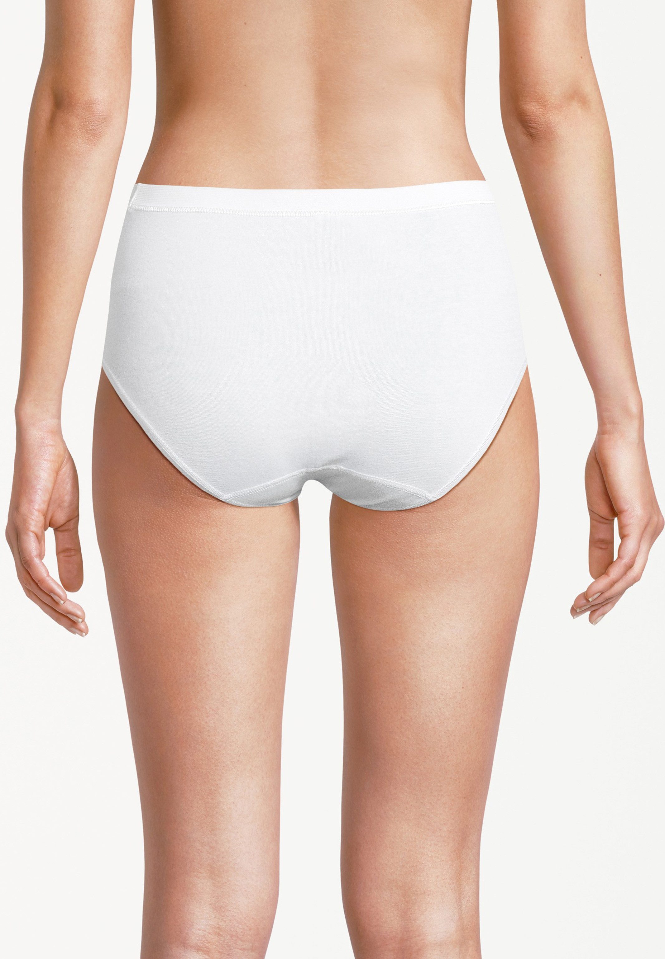 conta Maxislip 3er Pack Feinripp (Spar-Set, 3-St) Maxi Slip - Baumwolle - Atmungsaktiv - Weiche Feinripp-Qualität