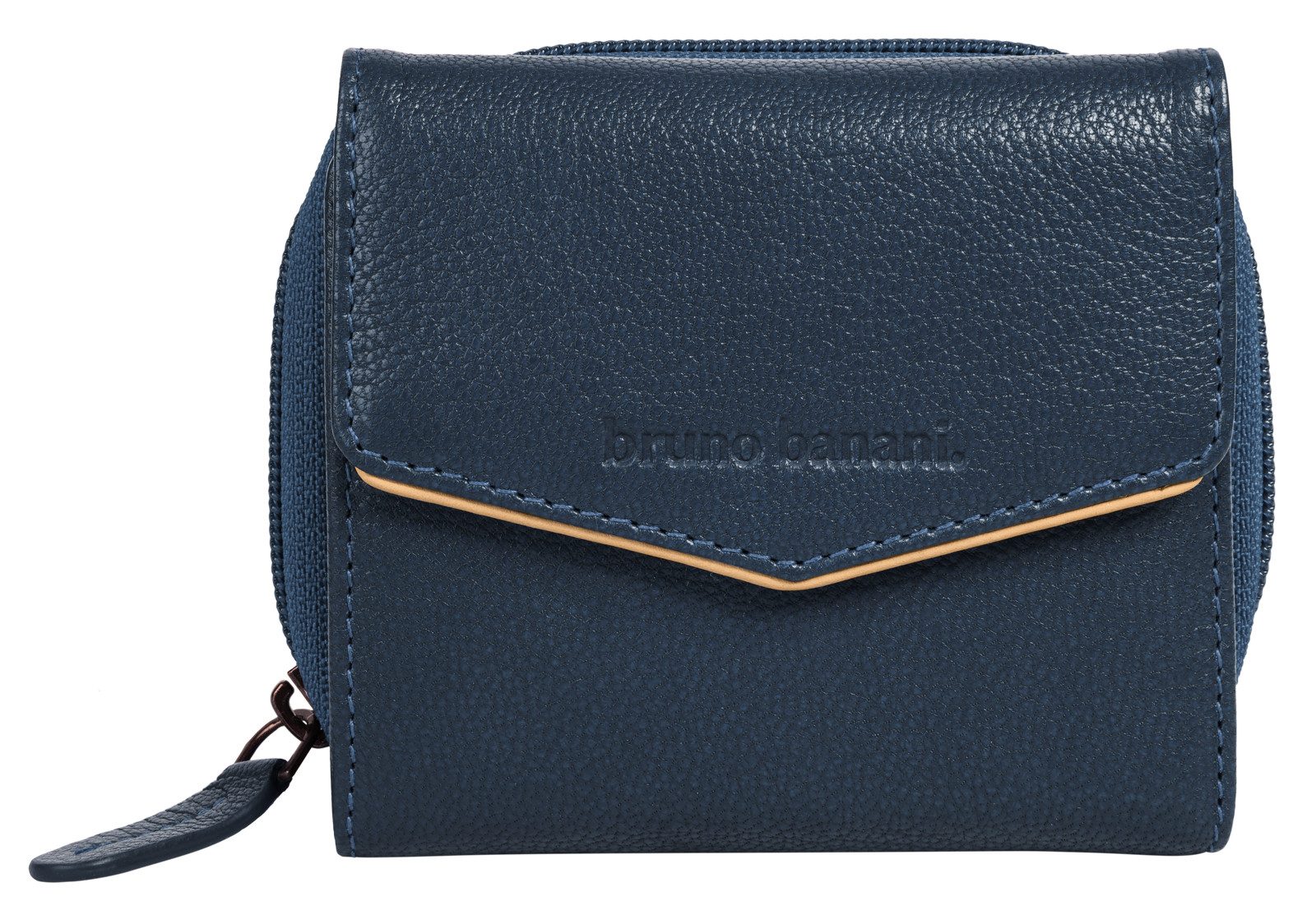 Bruno Banani Geldbörse Herren Aus Echtleder Braun – Hochformat, 7 Kartenfächer, 2 Geldscheinfächer, 12x10x2 Cm