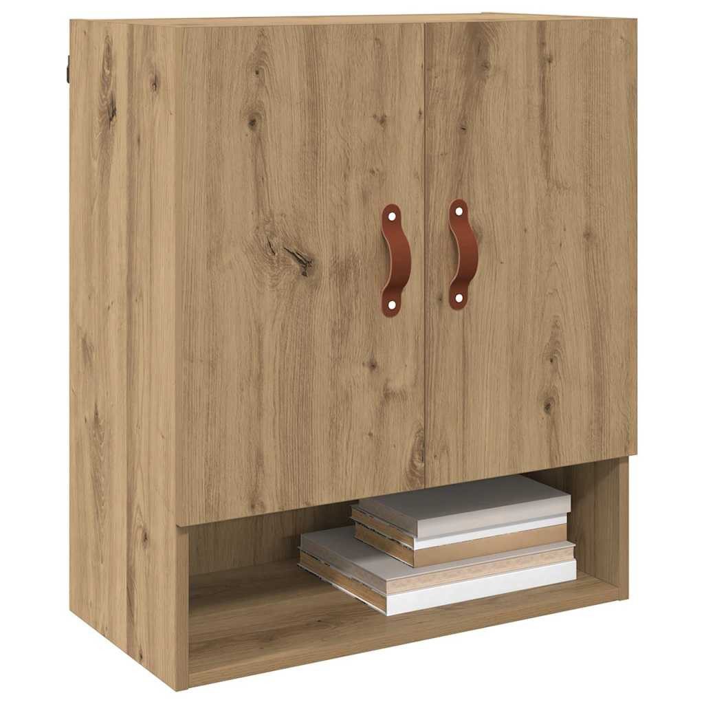 vidaXL Hängeschrank 60 x 31 x 70 cm Wandschrank Hängeschrank Eiche handwerklich 60x31x70 c