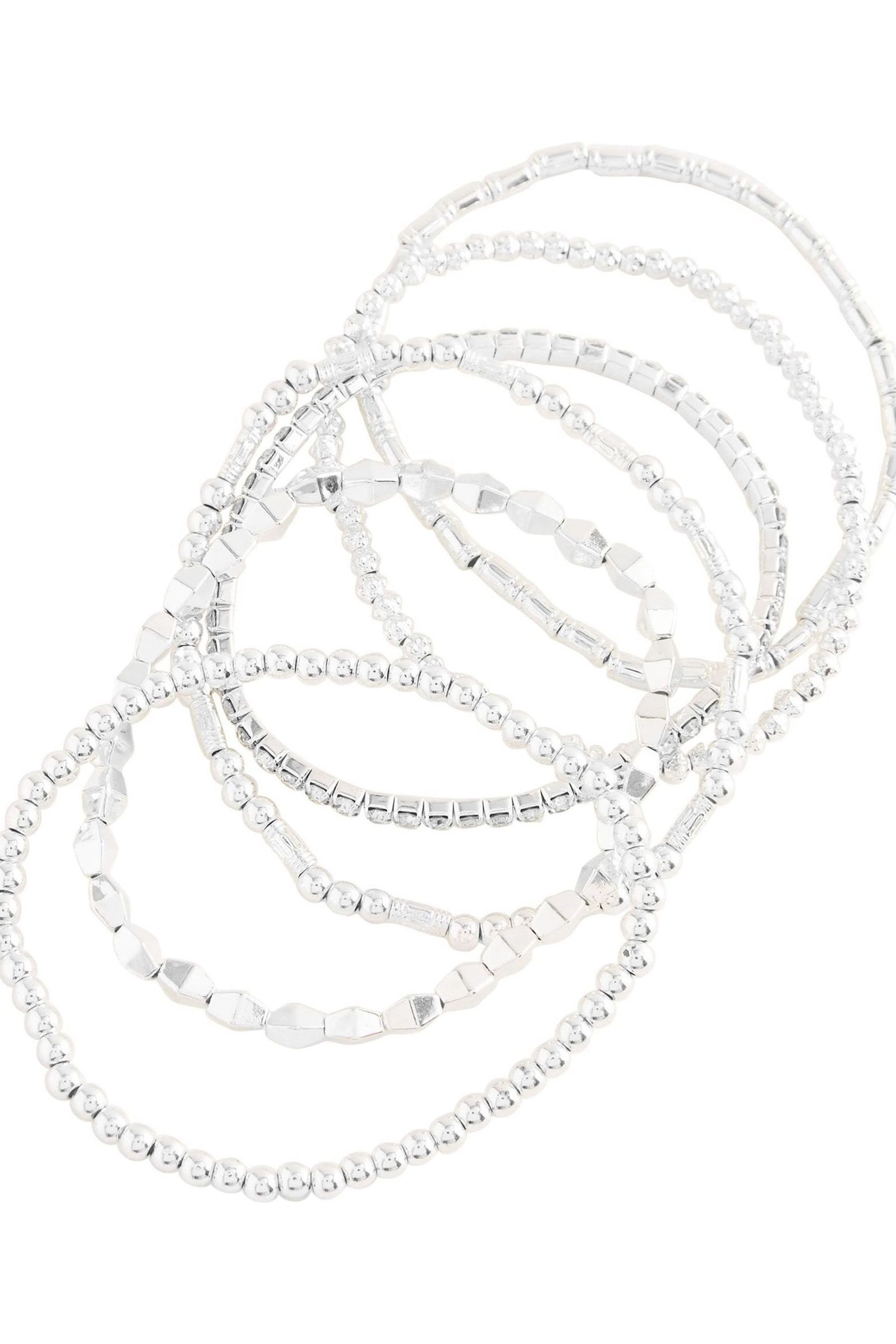 Next Armketten Set Elastische Glitzerarmbänder im Multipack (6-tlg)
