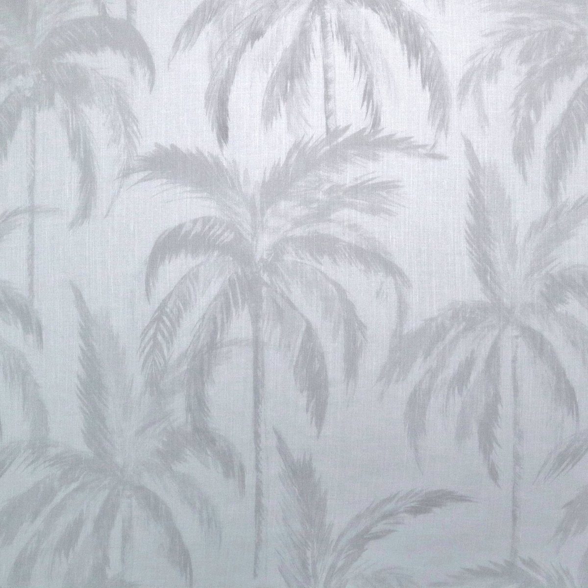 Stofferia Stoff Gardinenstoff Voile Halbtransparent Miami Hellgrau - Höhe 300 cm, Meterware