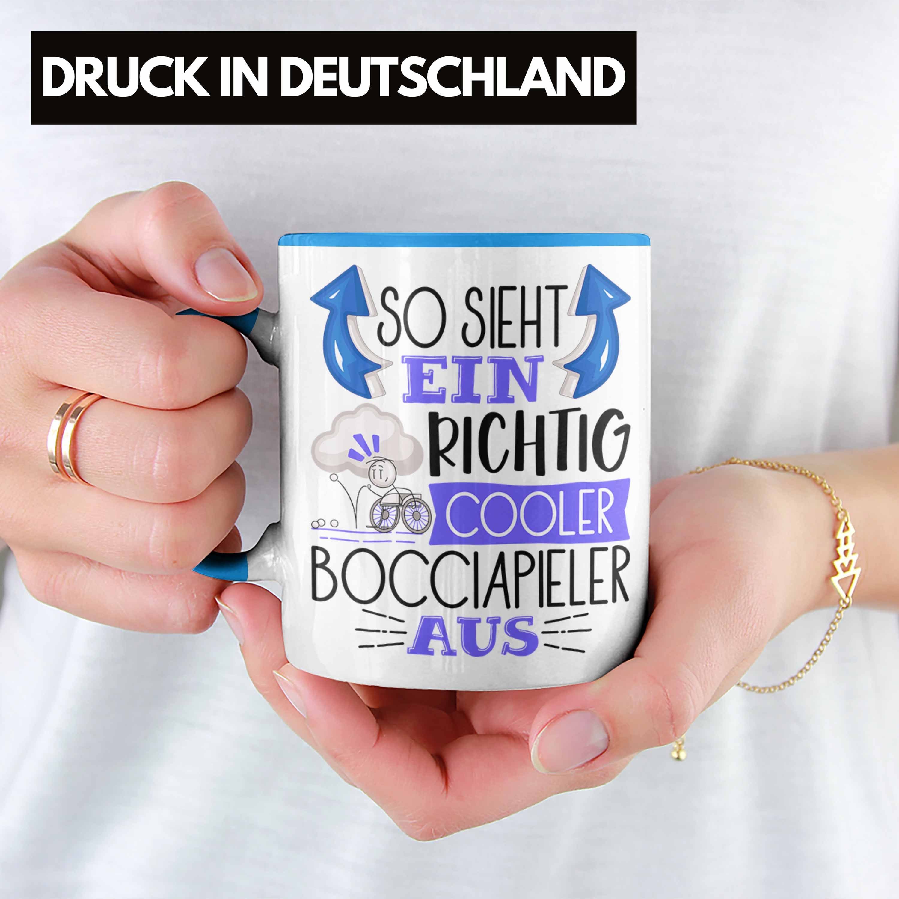 Blau Bocciapieler Aus Geschenk Trendation Ein So Cooler Tasse Tasse Sieht Richtig Lustiger