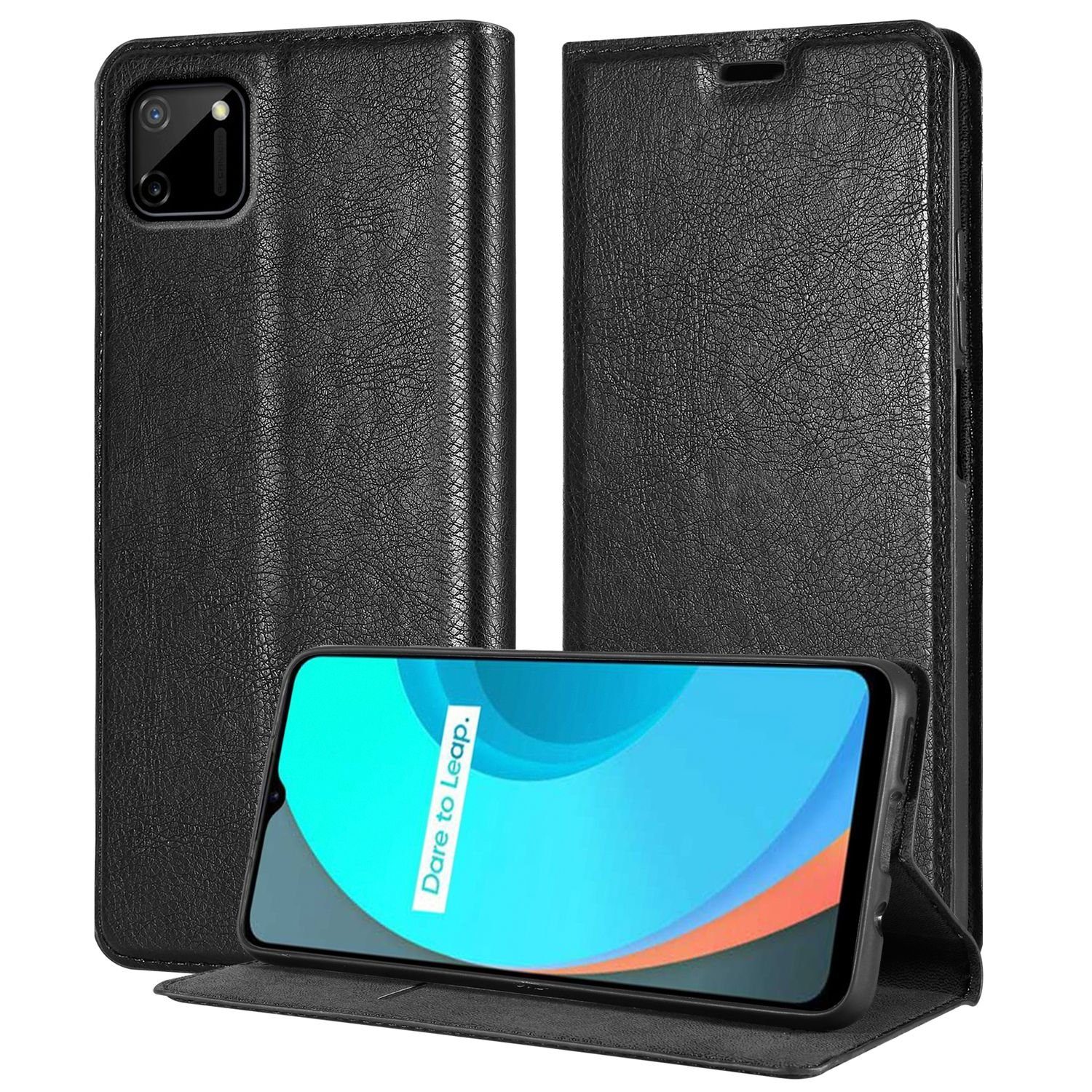 Cadorabo Handyhülle für Realme C11 2020 Hülle Realme C11 2020, Hülle Schutzhülle mit Standfunktion, Magnetverschluss und Kartenfach