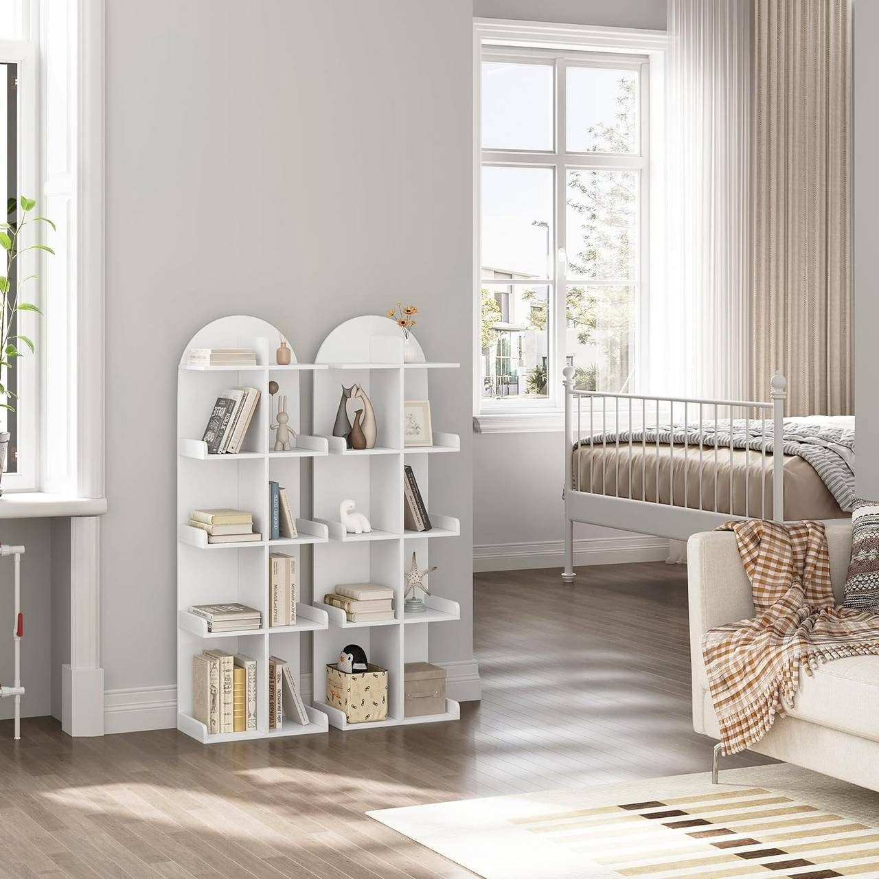 Woltu Bücherregal, 1-tlg., Standregal mit 10 günstig online kaufen
