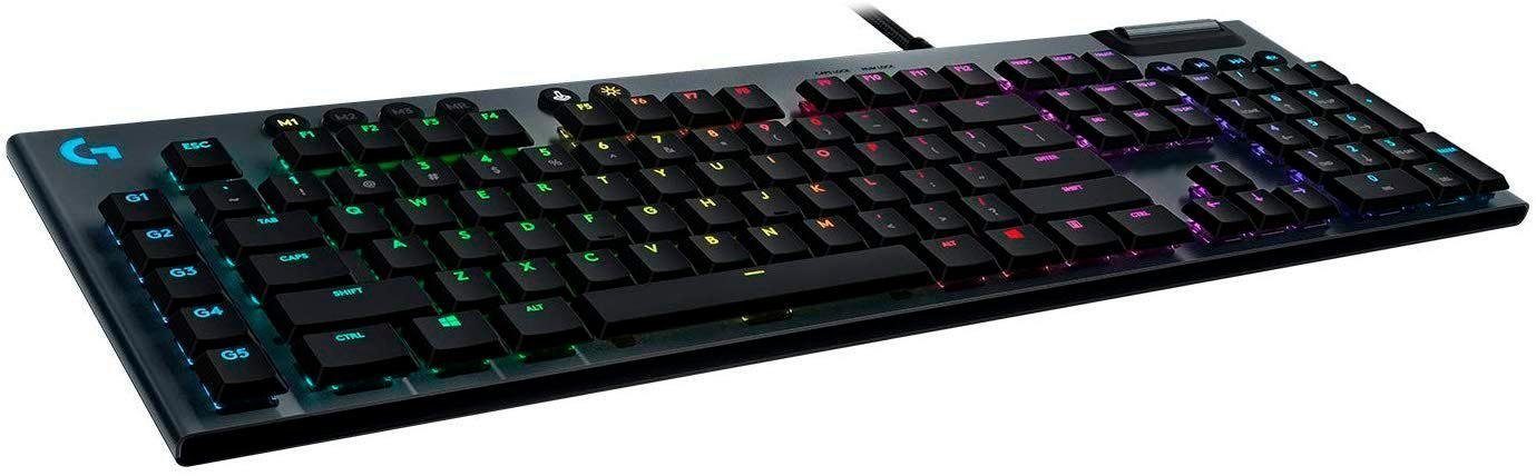 Logitech G G815 LIGHTSYNC RGB Mechanical Gaming Keyboard - GL Clicky Gaming-Tastatur