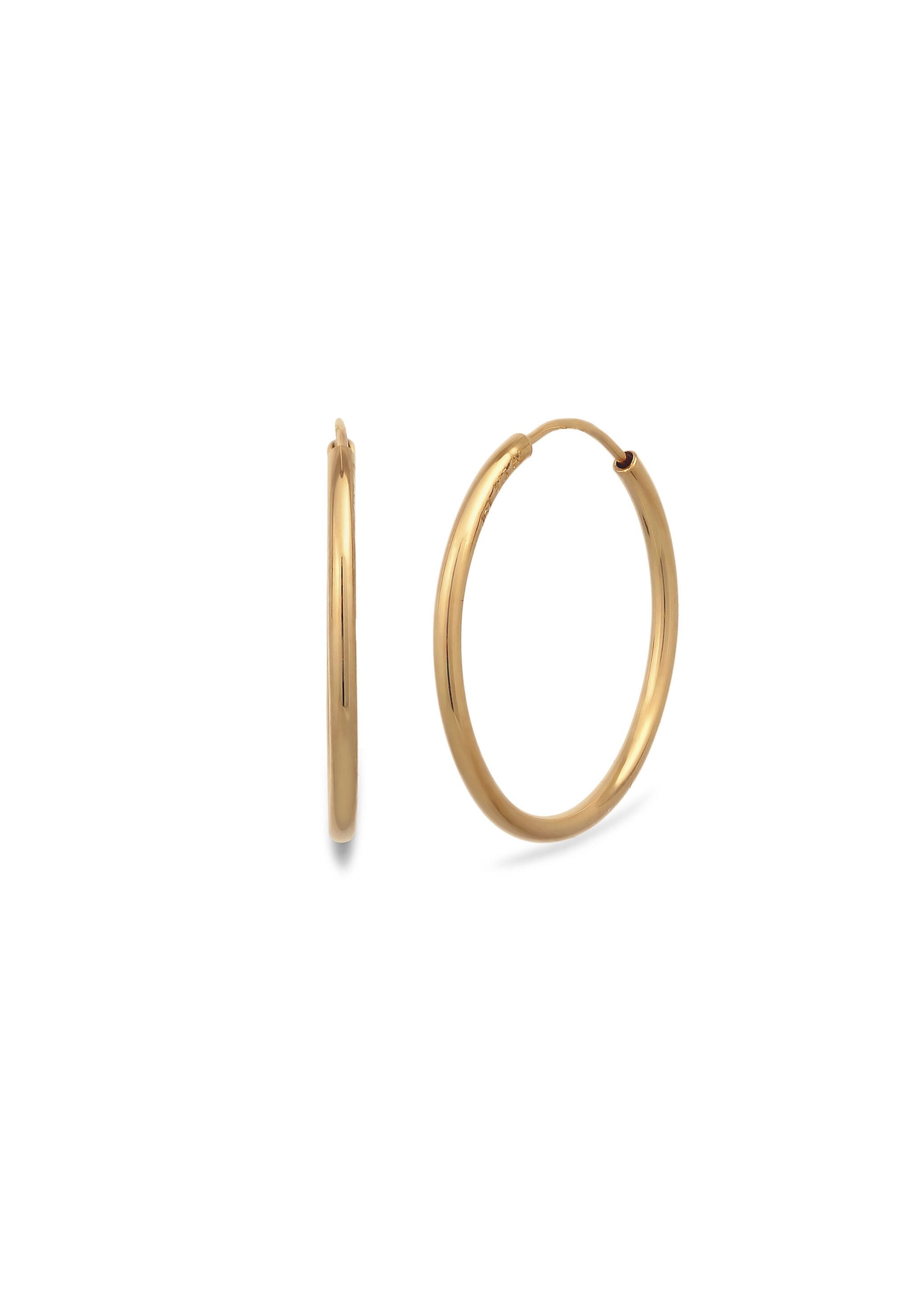 Stilnest Paar Creolen Basic Kreolen 925 Sterling Silber