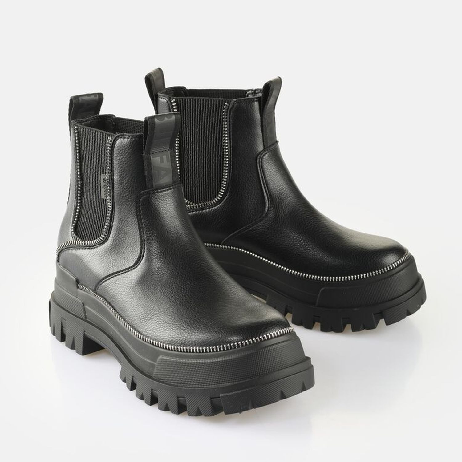 Buffalo Buffalo Aspha Chelsea Zip Mid Boots Schwarz 40 Winterboots günstig online kaufen