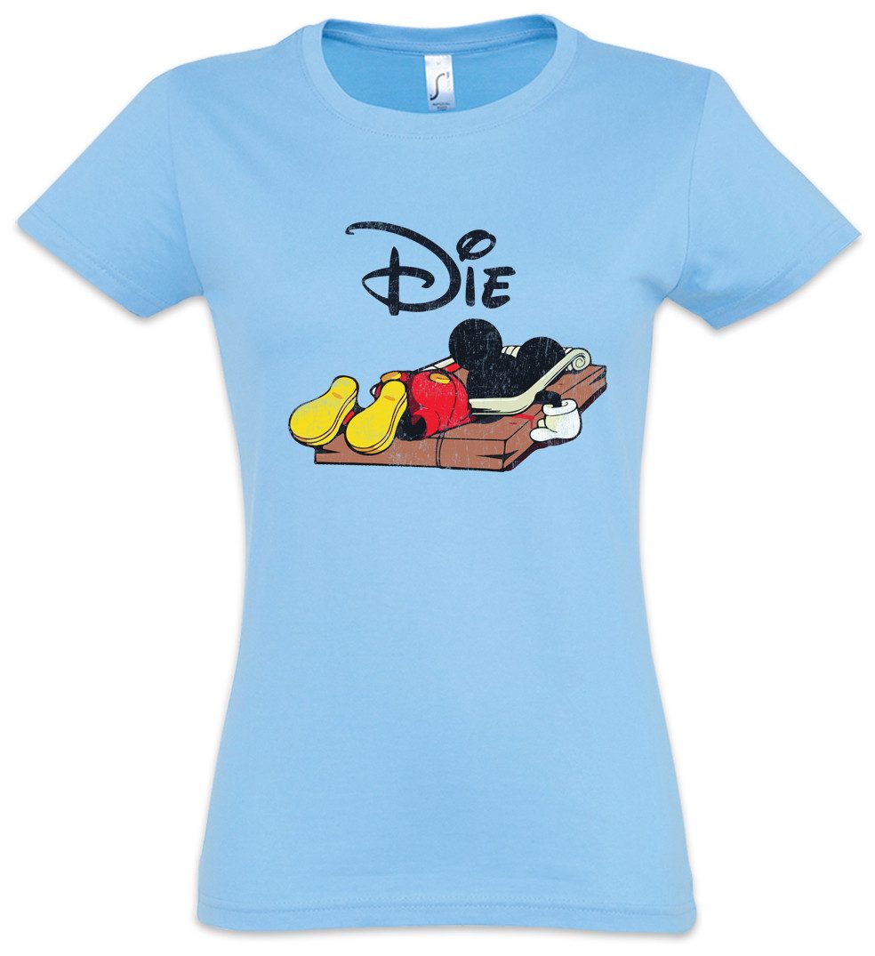 Urban Backwoods Print-Shirt Mouse Trap Damen T-Shirt Comic Mickey Fun Die D günstig online kaufen