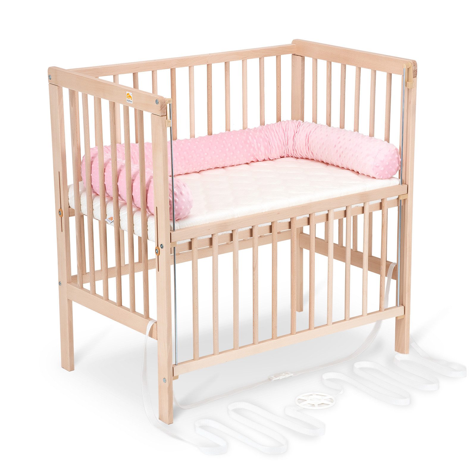 FabiMax Beistellbett Flex Natur, Buche massiv, günstig online kaufen