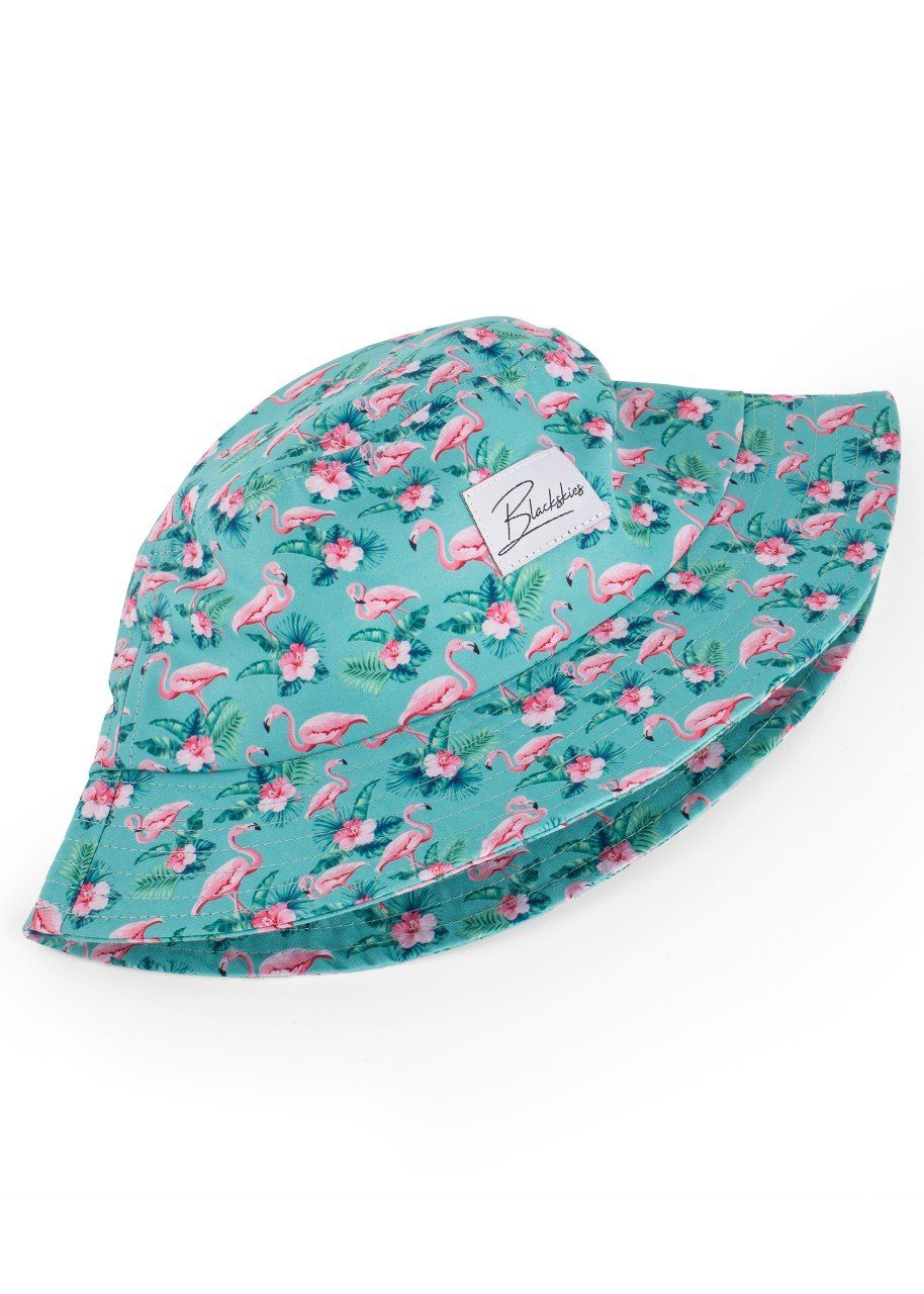 II Sonnenhut Bucket Hat Vol. Blackskies Tropical Flamingo