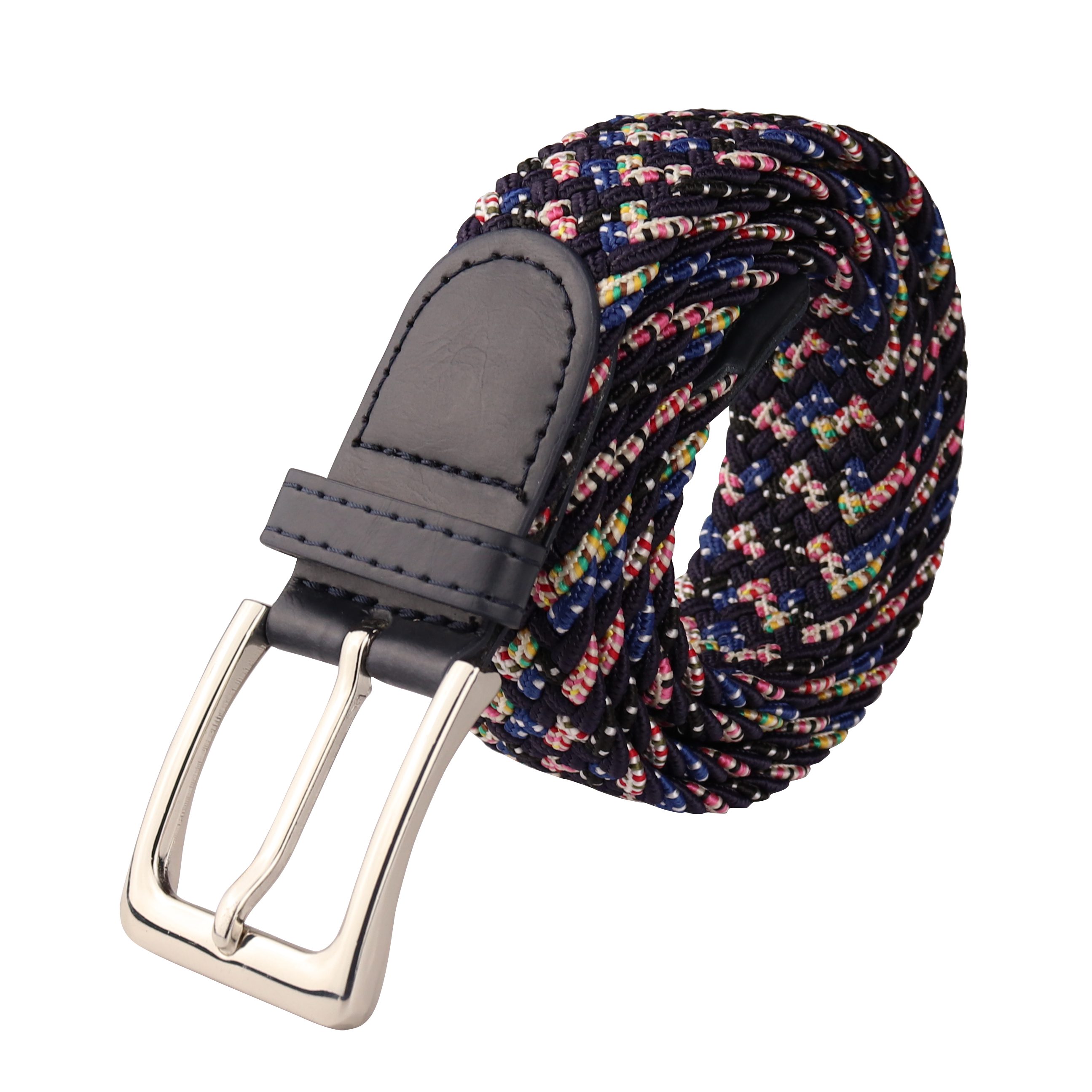 MIRROSI Flechtgürtel Elastischer Stoffgürtel Flechtgürtel für Damen und Herren (3,5CM Breit, Atemungsaktiv, Super Weich) Geflochtener Stretchgürtel Dehnbarer Gürtel UNISEX